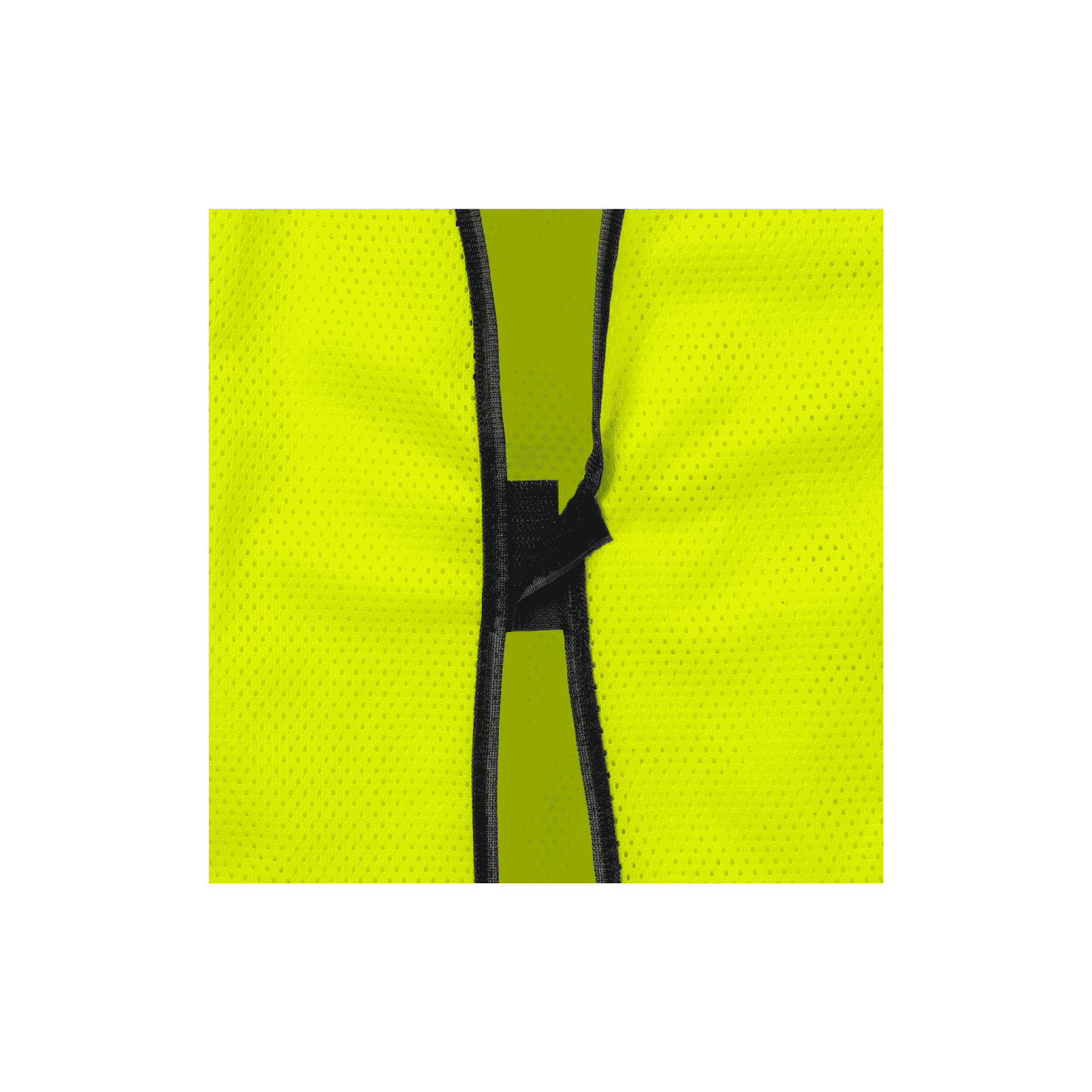 Economy Lime Safety Vest With Breakaway on Shoulders