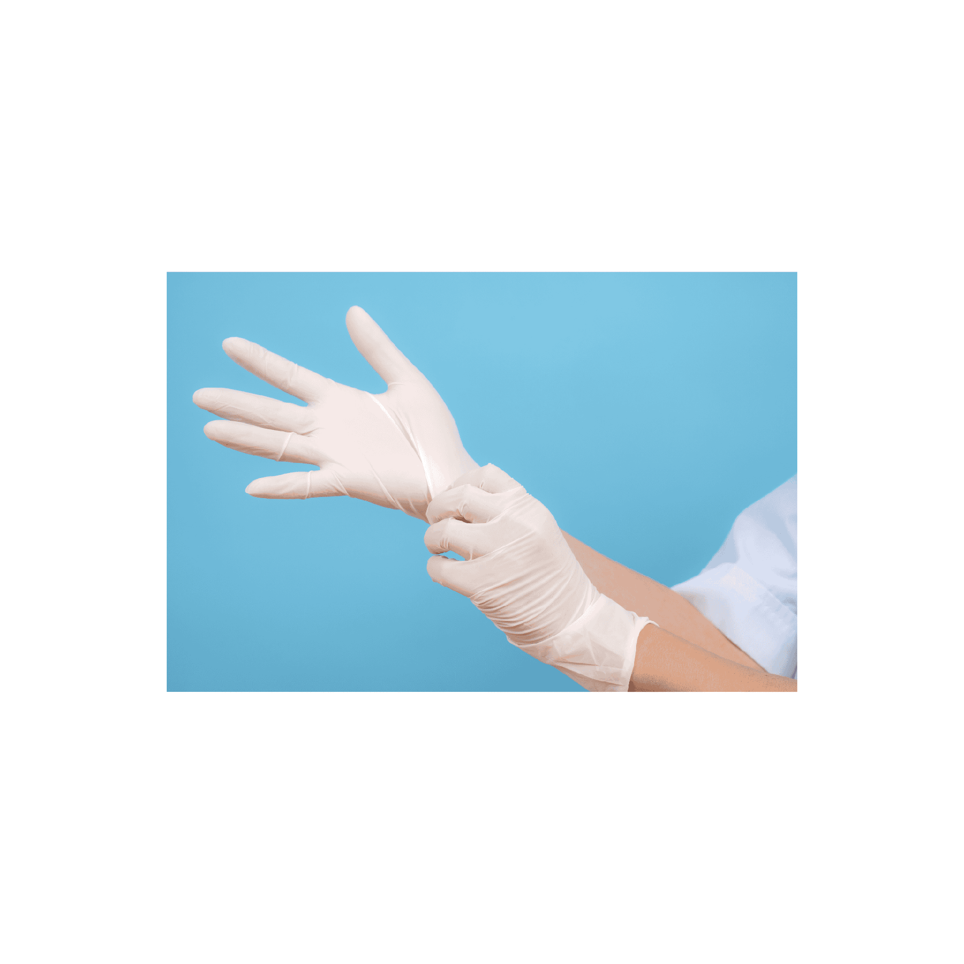 5 mil Latex Disposable Exam Gloves - Case Quantity (10 Boxes)