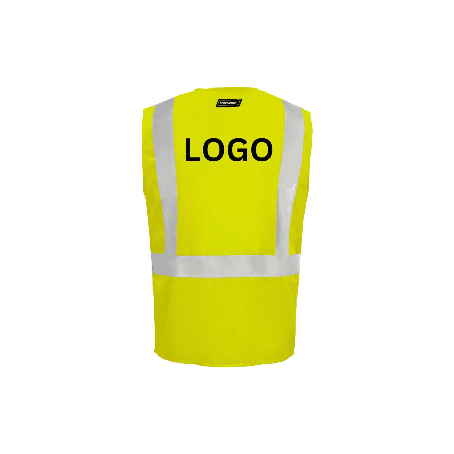 Class 2 Lime Economy Zipper Closure Vest