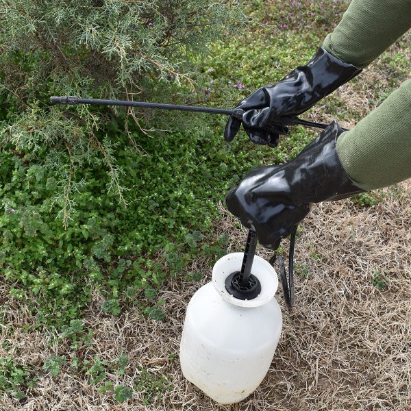 Chemical Resistant PVC Glove – 12" Black Smooth Finish