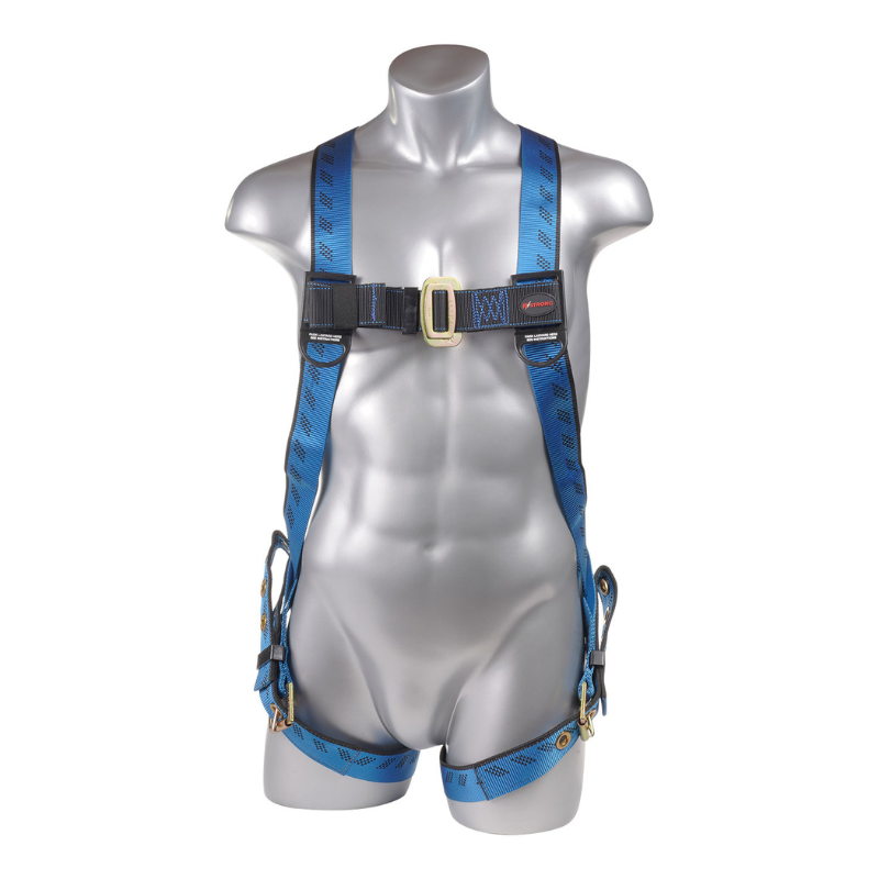 3 Point Full Body Harness, Dorsal D-Ring, TB Legs (ANSI)