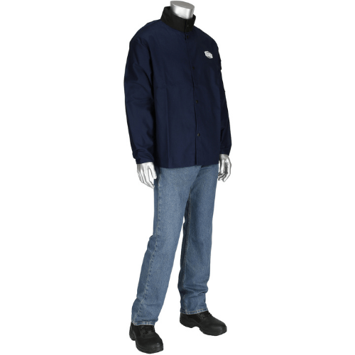 Ironcat FR Jacket –100% Cotton Welding Jacket with Anodized Snaps