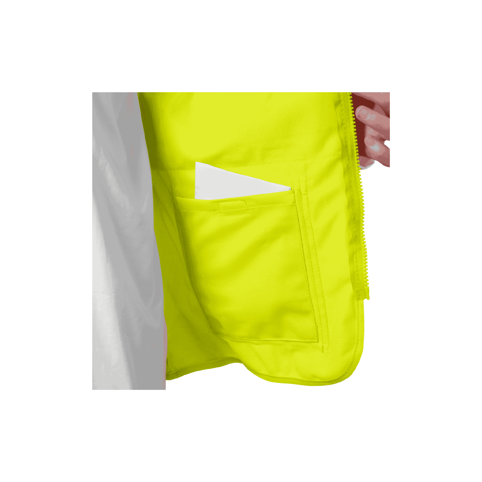 Class 2 Women's Two Tone Safety Vest with Radio Clips