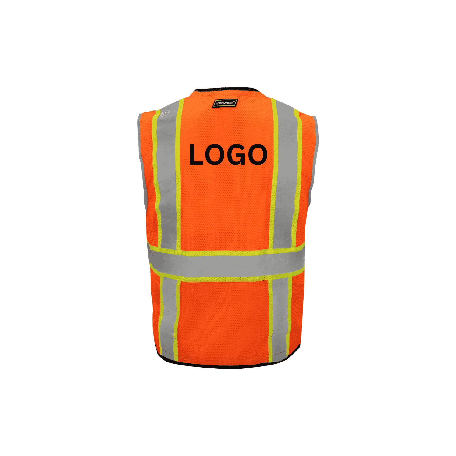 Orange Class 2 Safety Vest (11 Pockets)