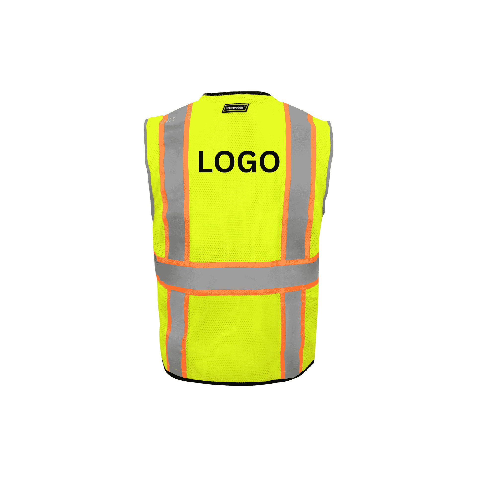 Lime Class 2 Safety Vest (11 Pockets)