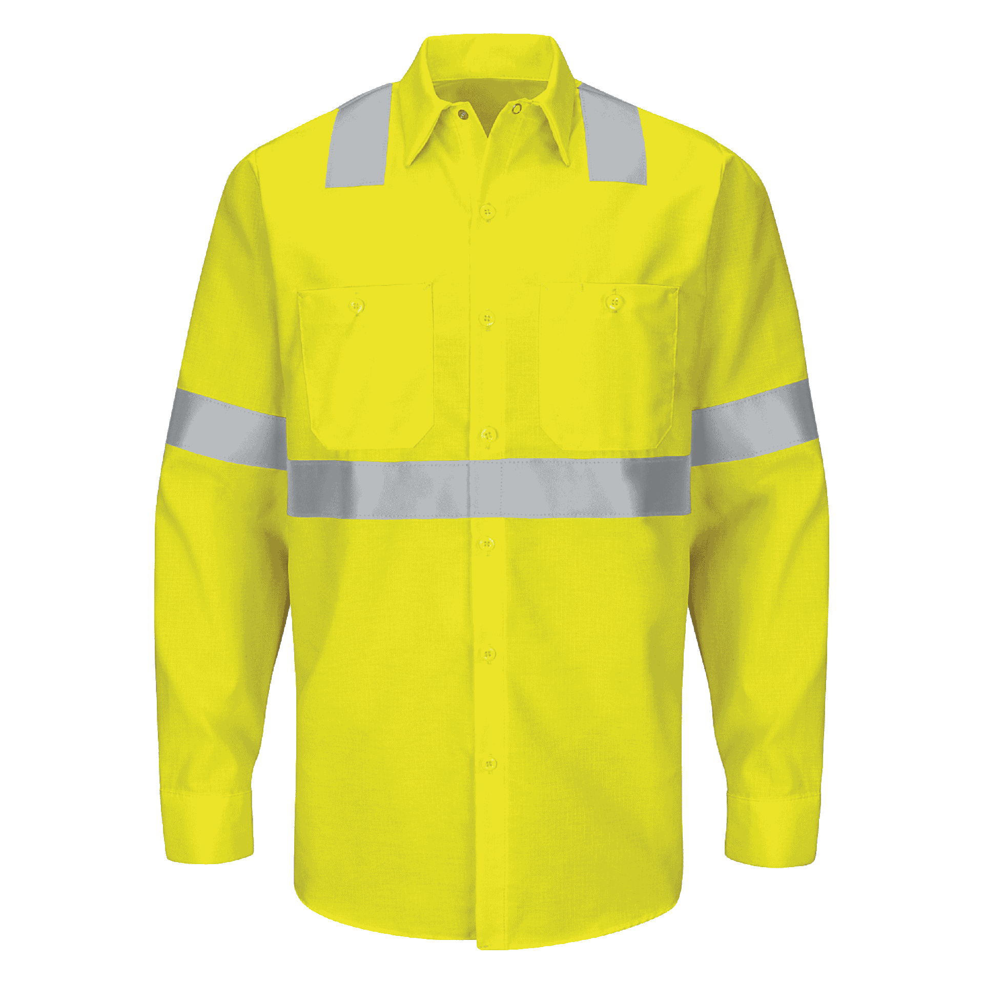 Hi Visibility Long Sleeve Work Shirt, Class 2 Type R