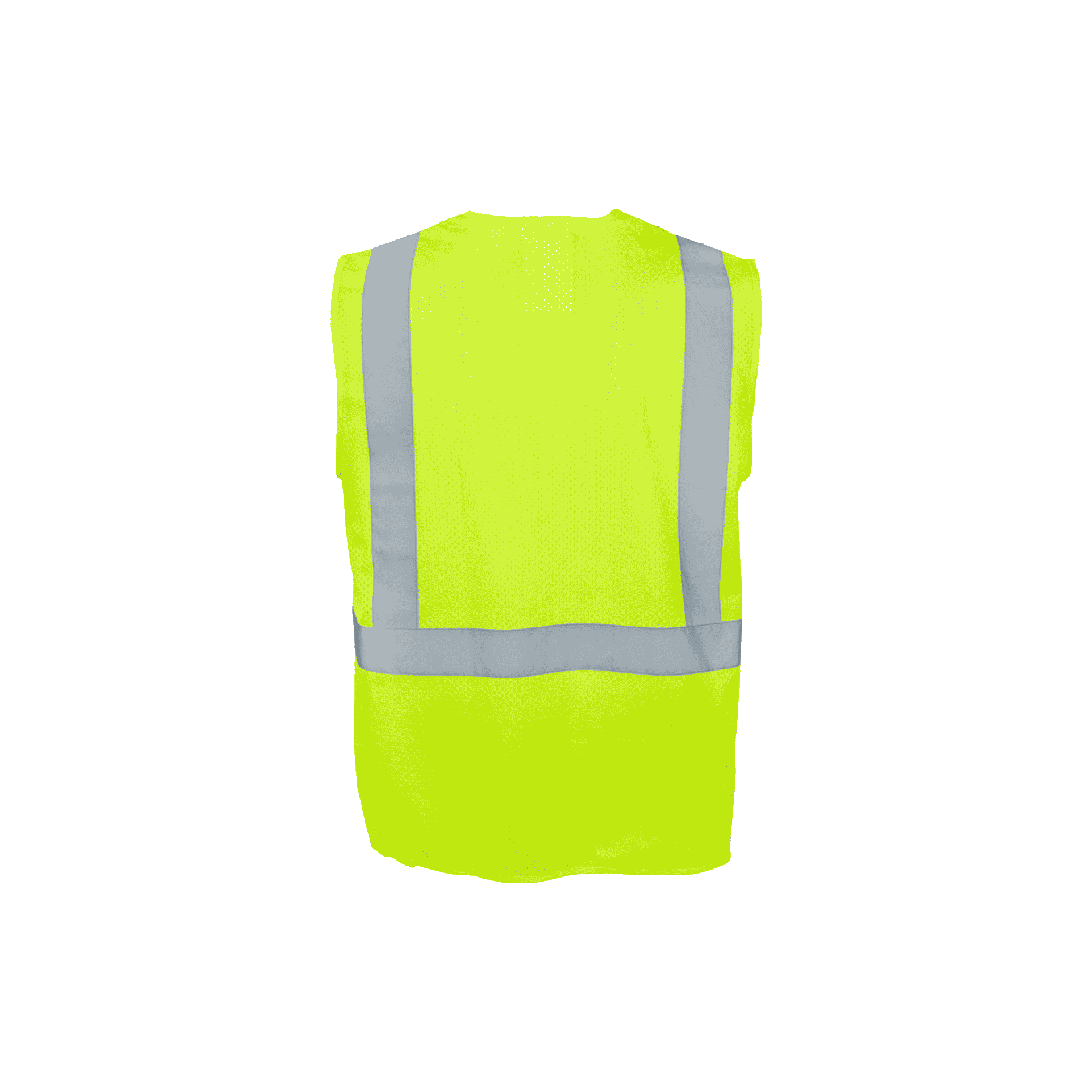 Class 2 Lime Mesh Hook and Loop Closure Vest