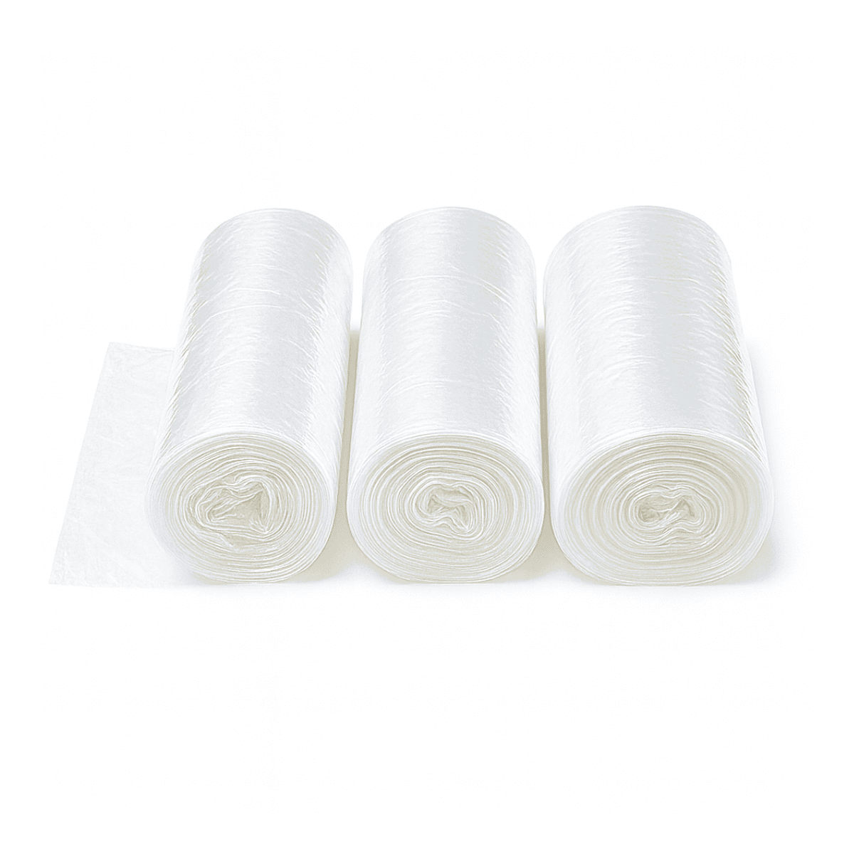 Clear Trash Bag - 15 Gallon HDPE Can Liner, 24x33", 6 Micron, 1000/Case