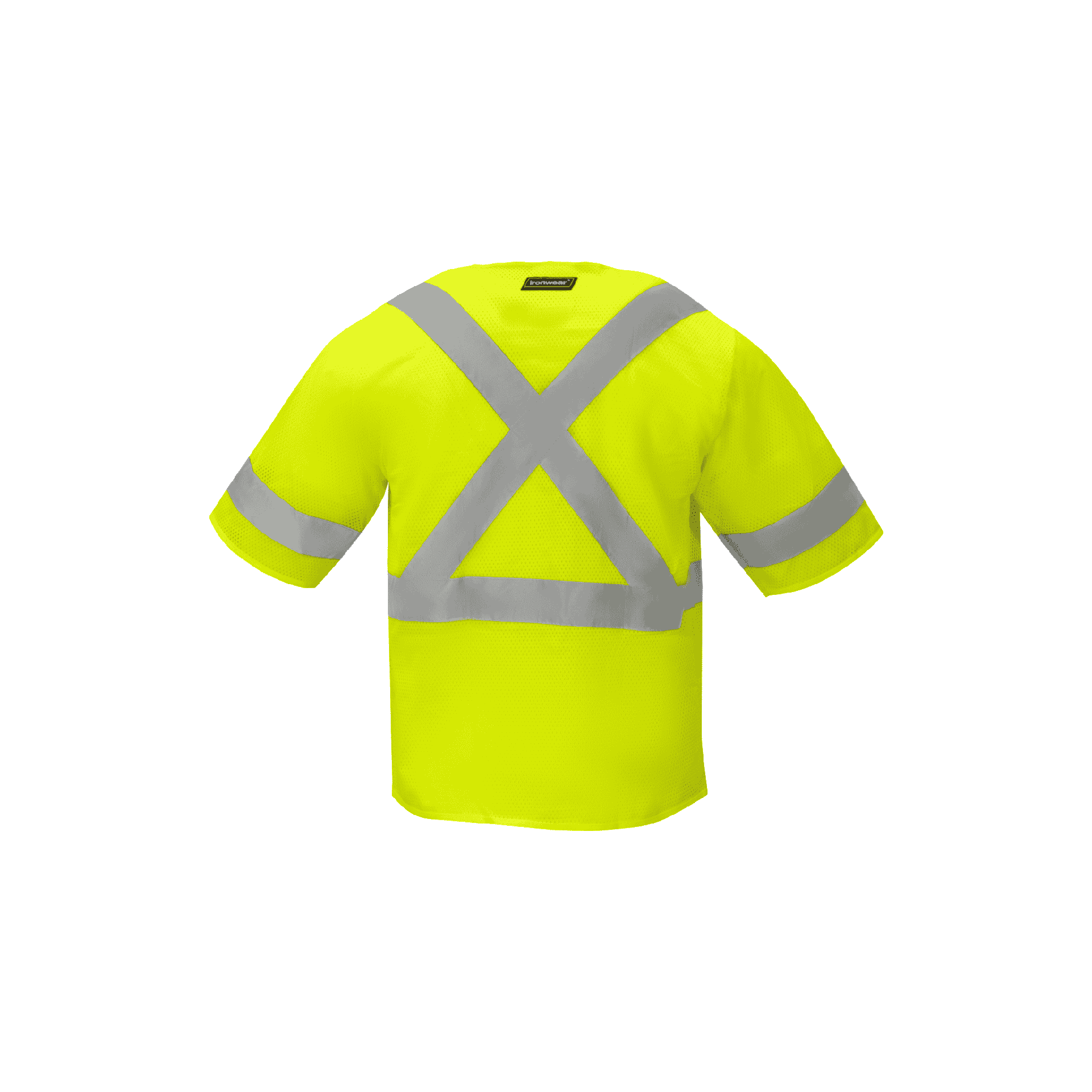 Class 3 Lime Zipper Safety Vest (5 Pockets)