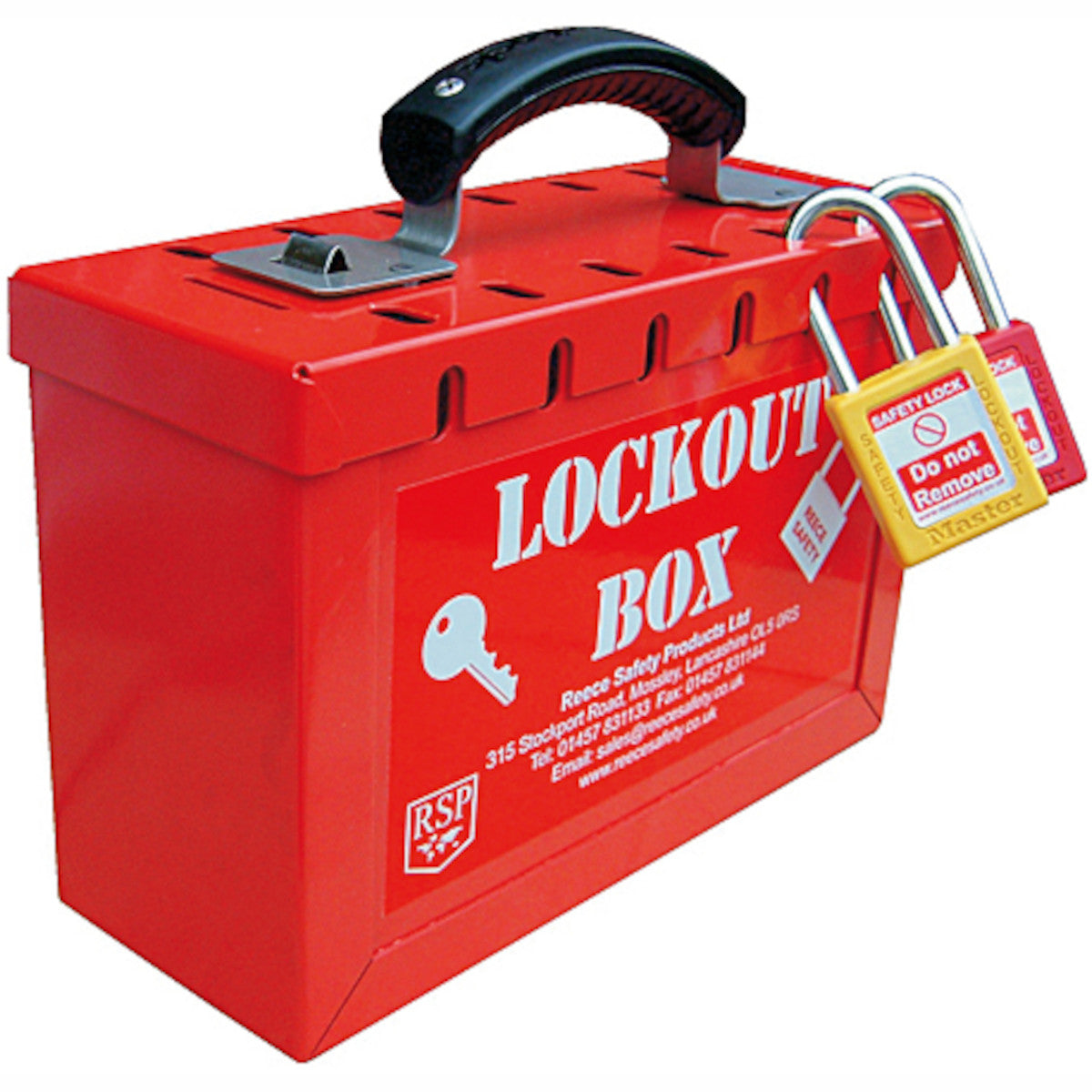 REECE Portable Group Lockout Box - RED