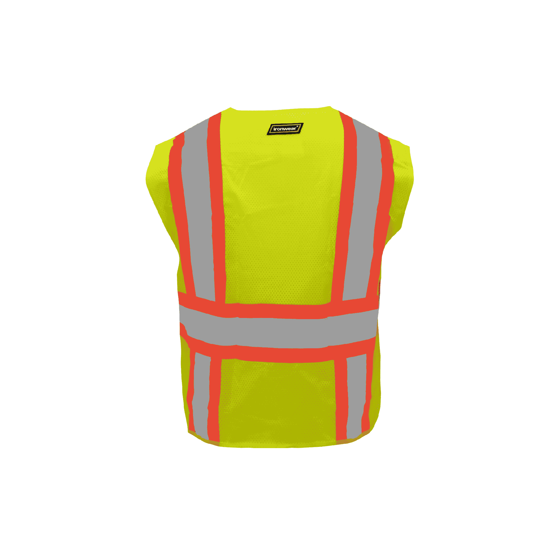 Class 2 Lime Breakaway Hoop & Loop Safety Vest
