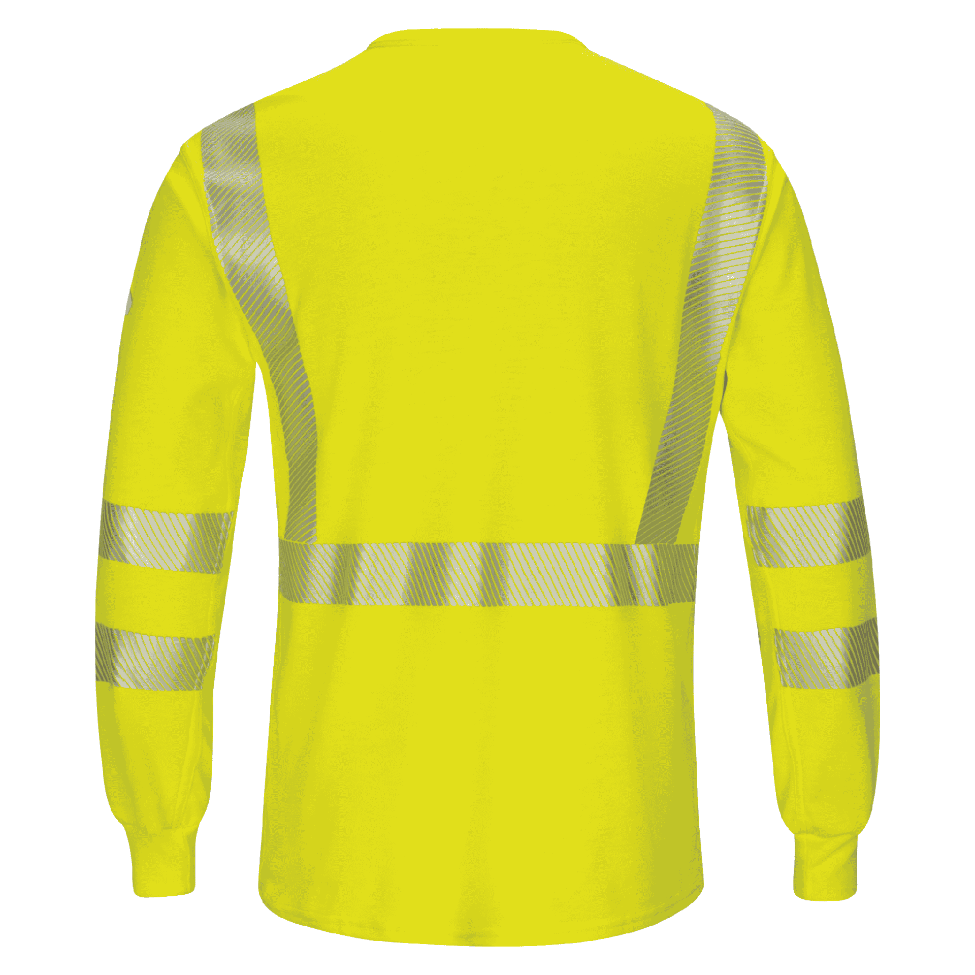 Men's Lightweight FR Hi-Visibility Long Sleeve T-Shirt - CAT 2, NFPA 2112 Compliant