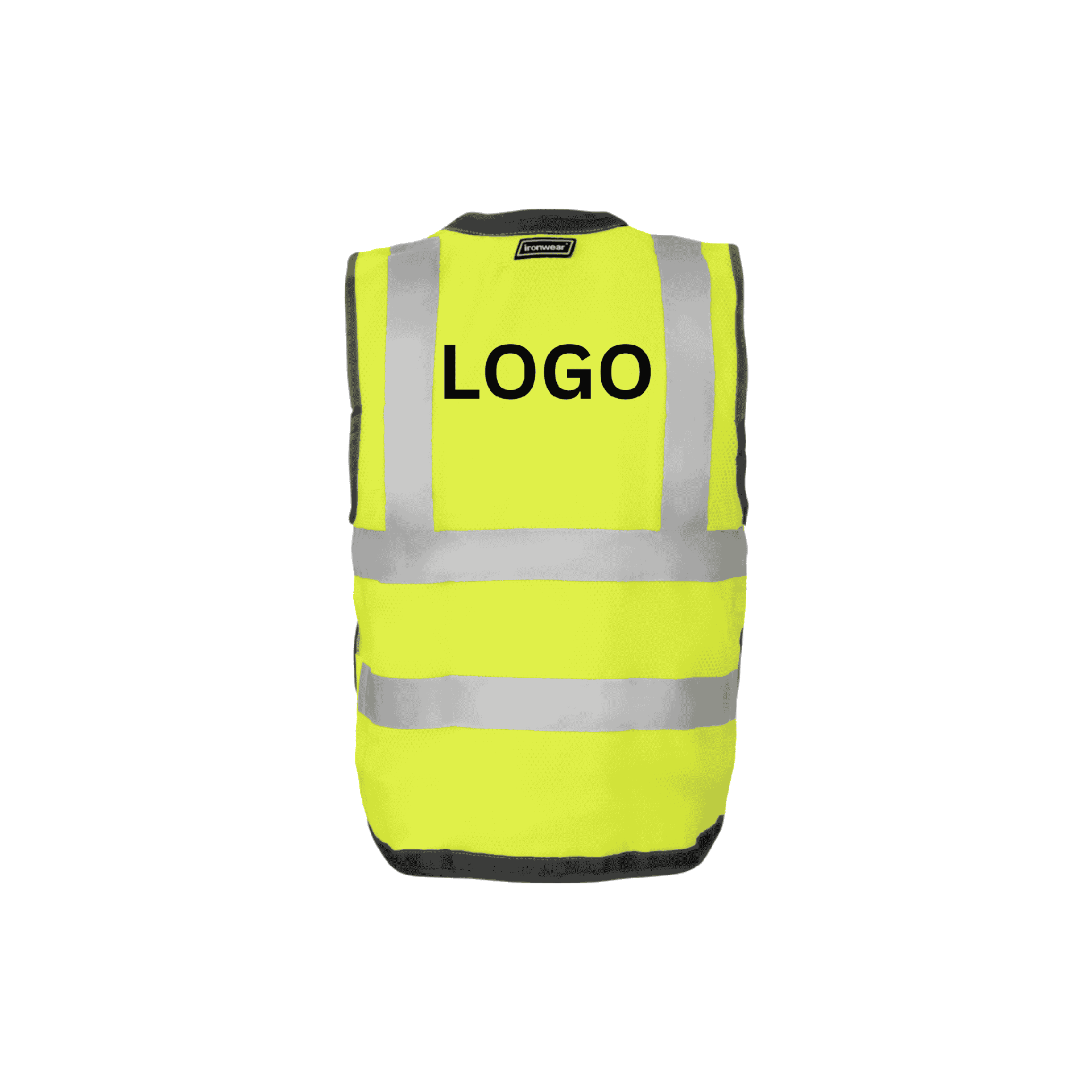 Class 2 Lime Snap Front and Side Closure Vest