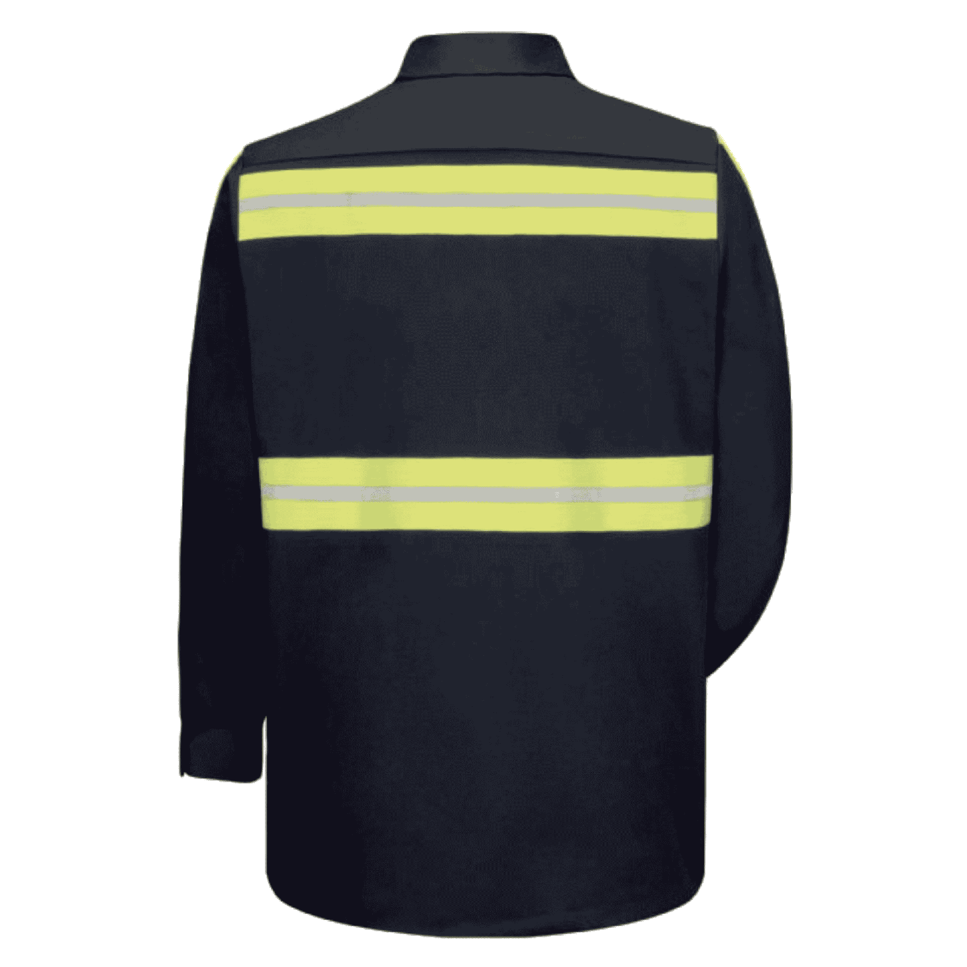 Enhanced Visibility Long Sleeve Work Shirt – Cotton Twill with Reflective Trim