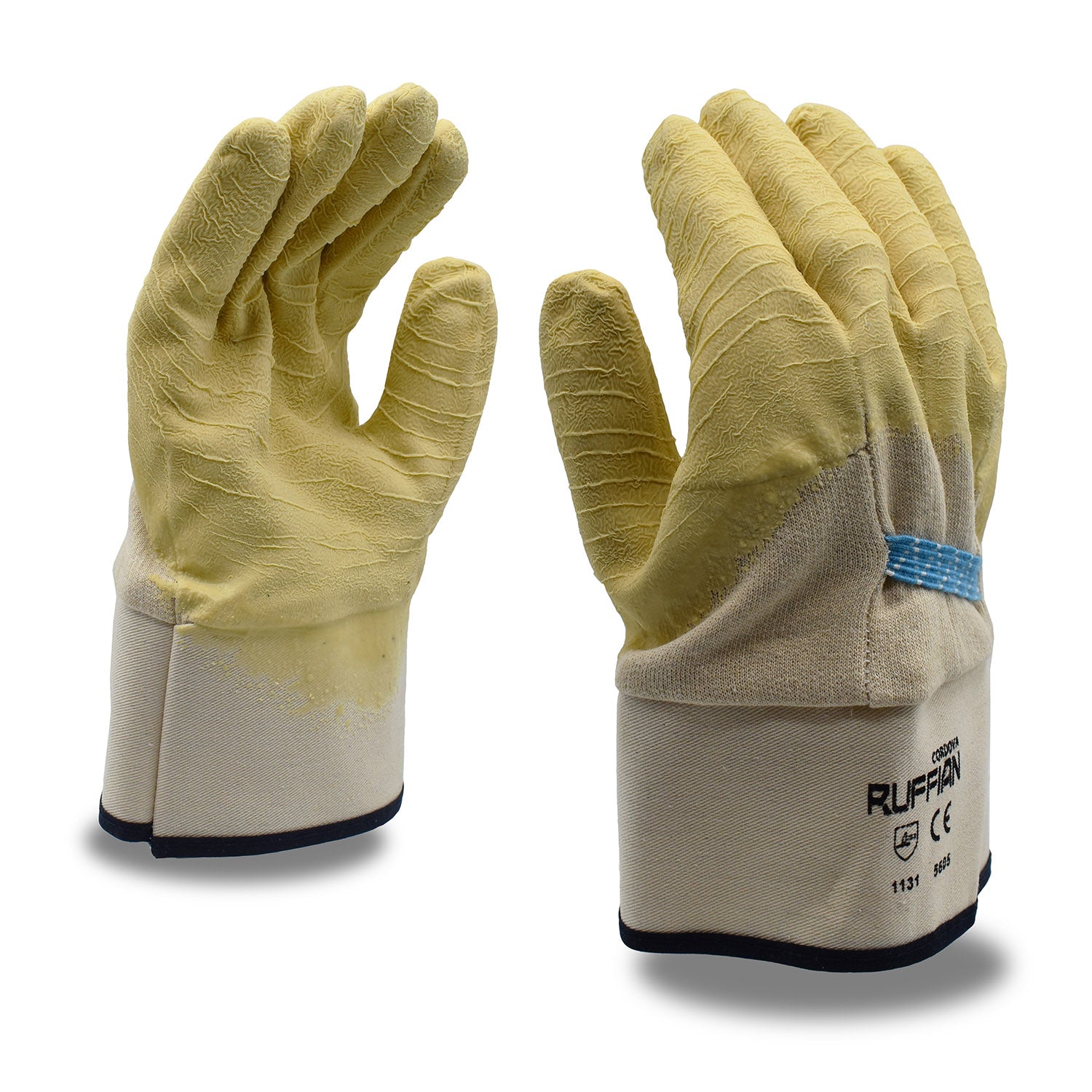 12 Pairs - Latex Coated Jersey Glove