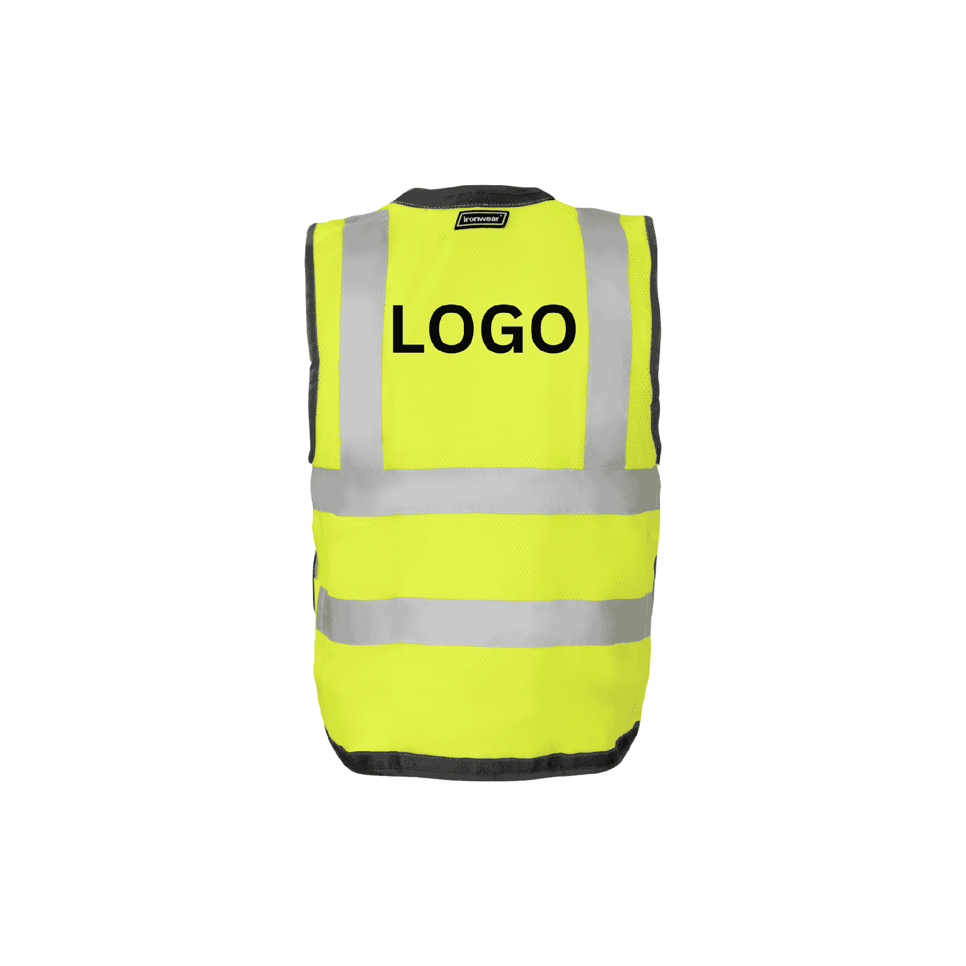 Class 2 Lime Zipper Front Closure Vest