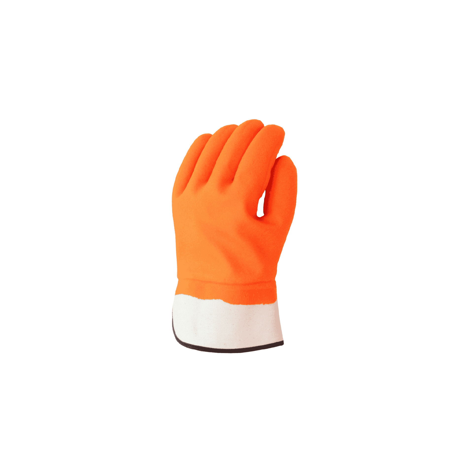 Propane Gloves – Hi-Vis Orange PVC with Safety Cuff for Superior Grip and Protection