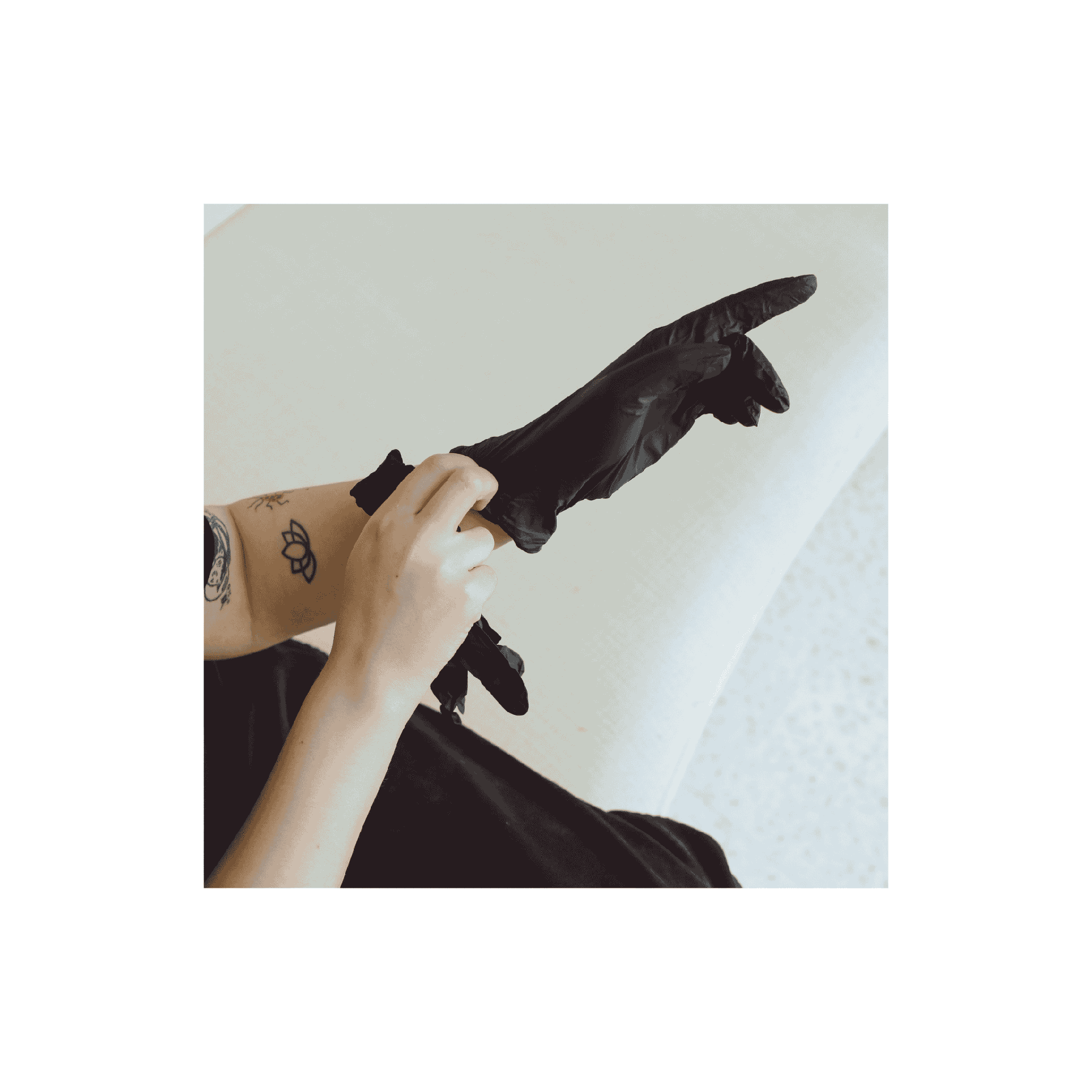 CARE Black 6 mil, 12" Nitrile Exam Powder-Free Gloves