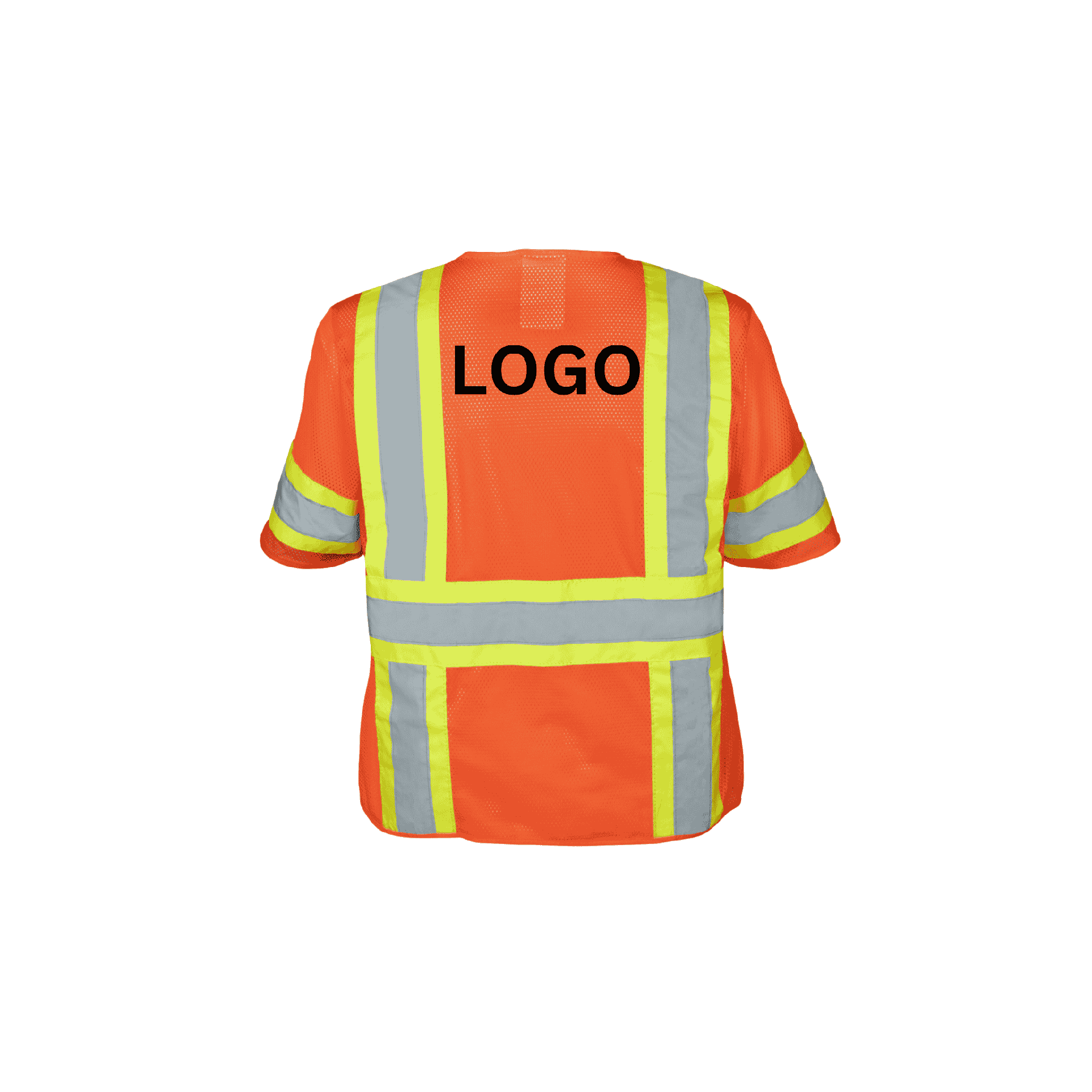 Orange Class 3 Safety Vest (Over the Shoulder)