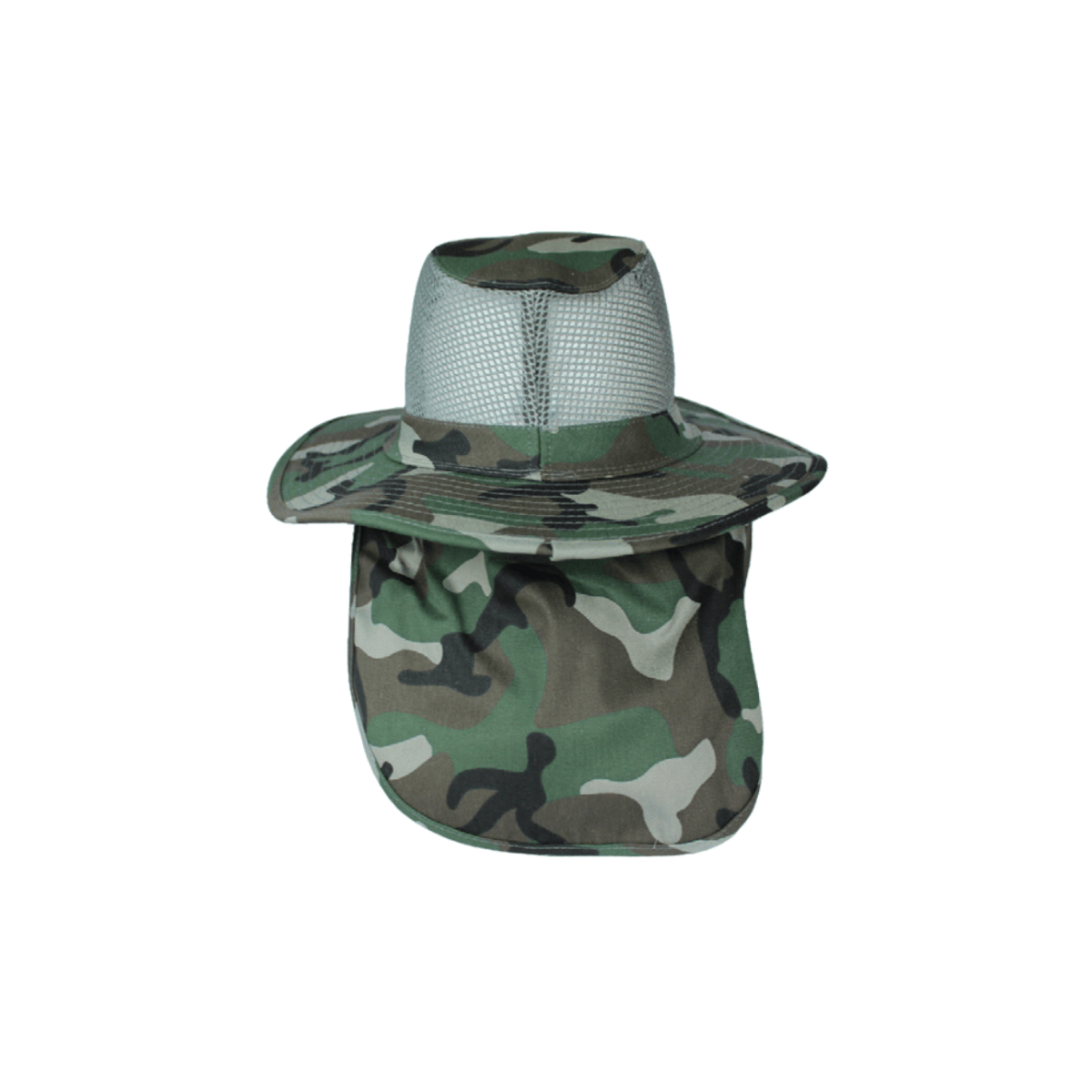 Camo Boonie Hats with Flap and Mesh Top