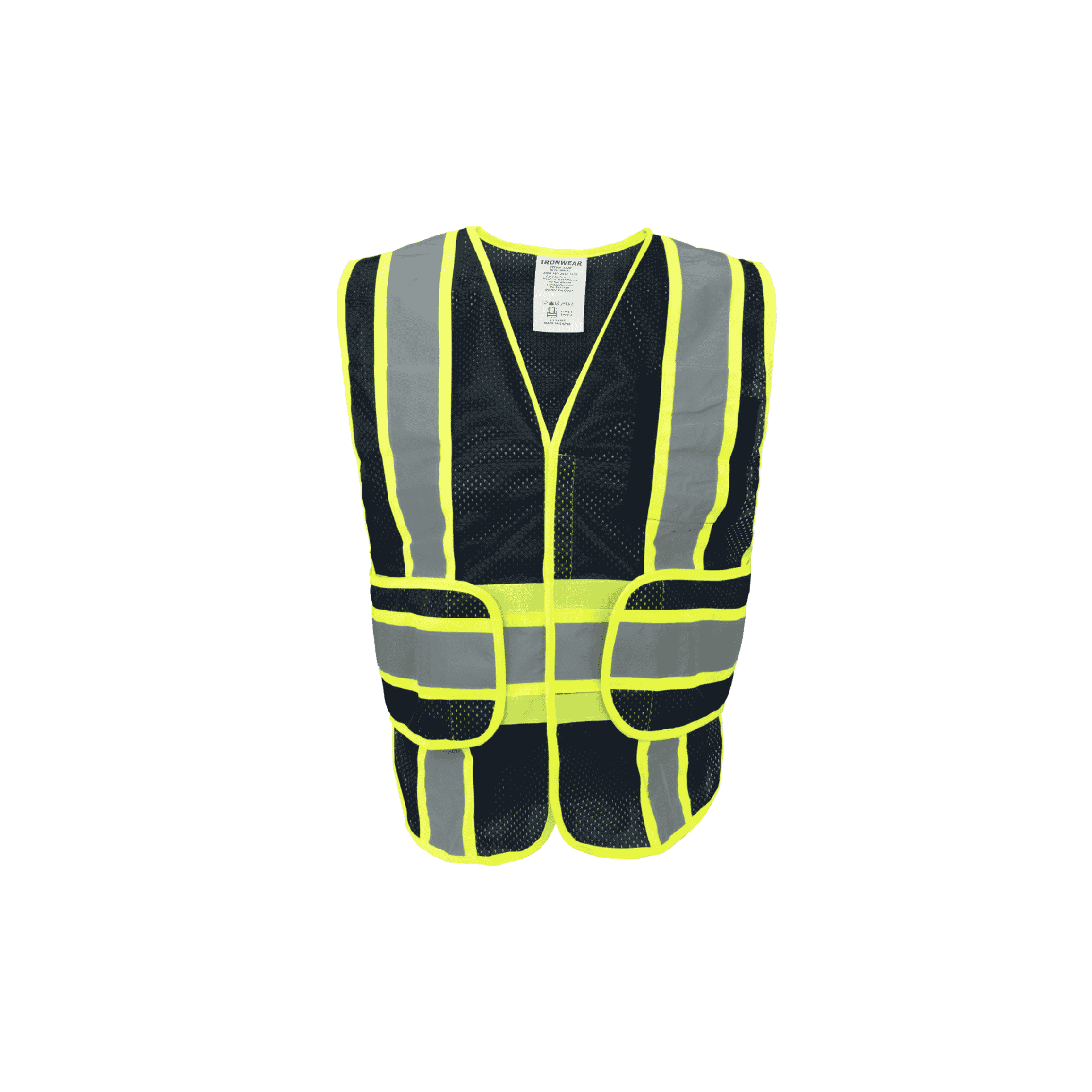Economy Navy Blue Polyester Mesh with 2.5" Reflective Tape