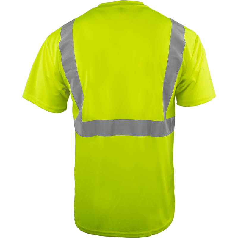 Class 2 Flame Retardant Short Sleeve Shirt (Lime)