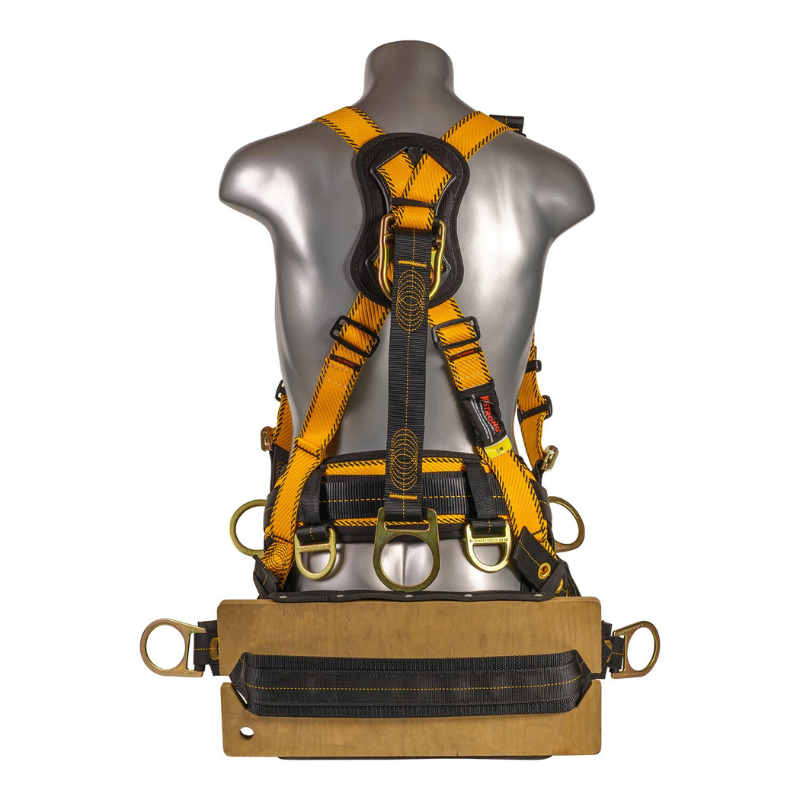 Element Oil and Gas Derrick Deluxe Harness with 7 D-Rings and Removable Bosun Chair