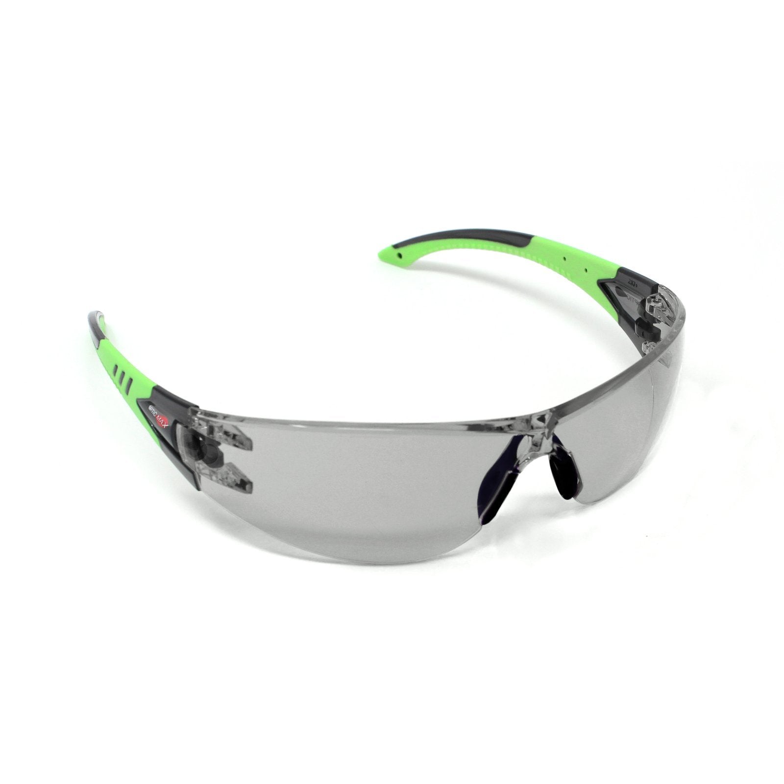 Optic Max 130 Series - Rubber Temple Gray Lens Glasses