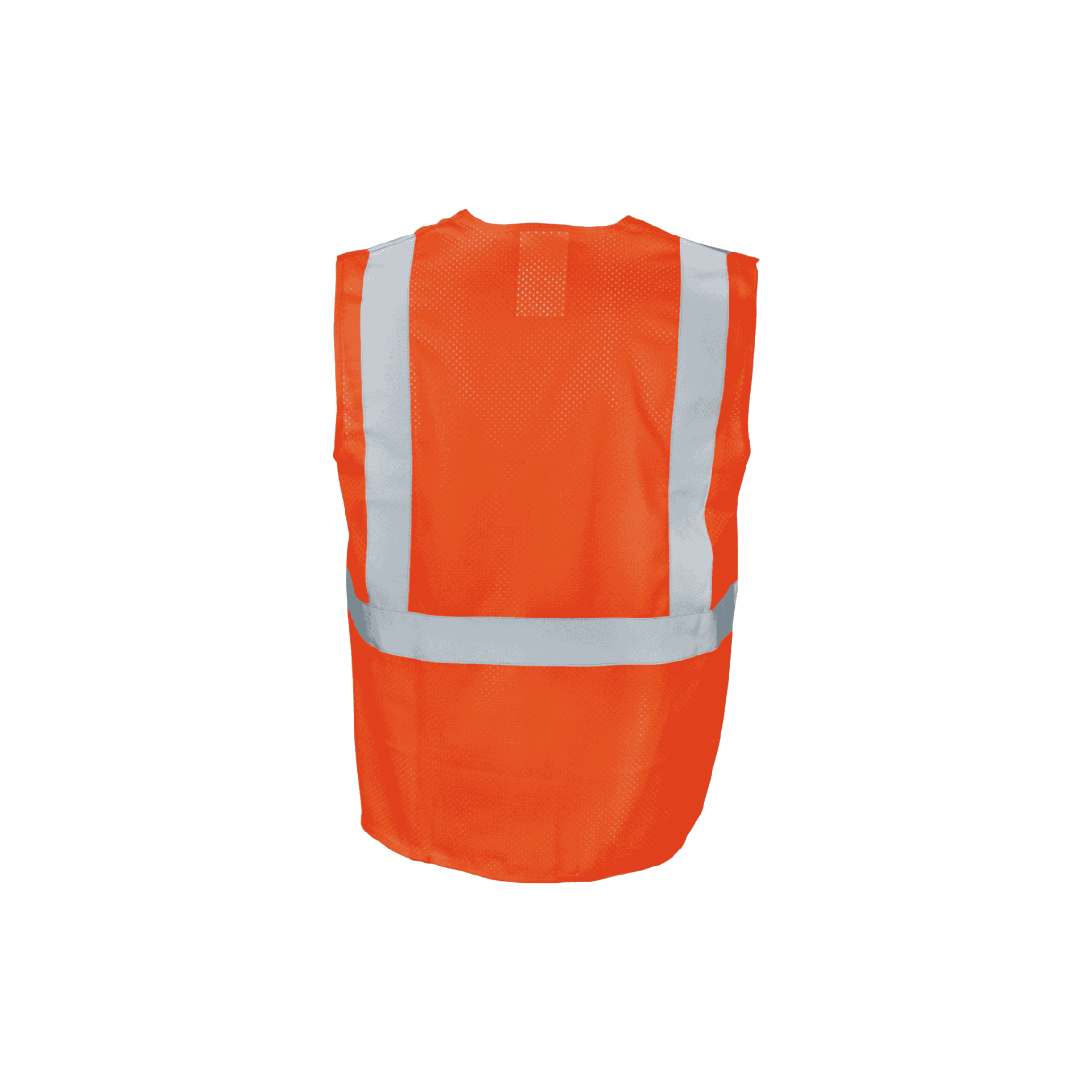 Class 2 Orange Mesh Hook and Loop Closure Vest