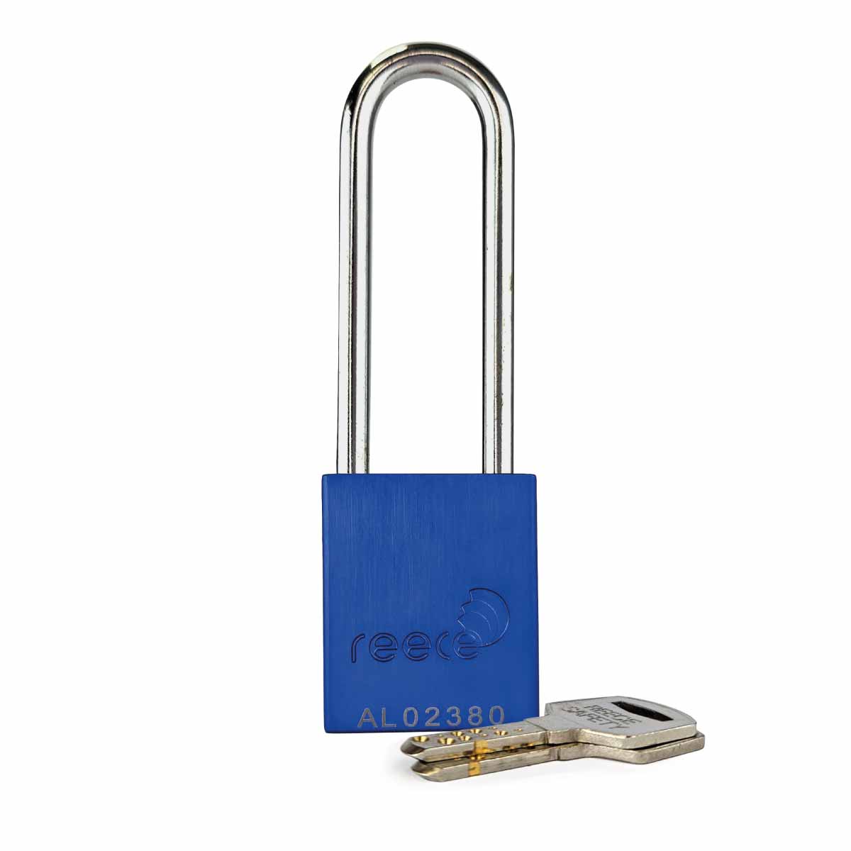 Blue REECE Aluminum Safety Long Padlock KA