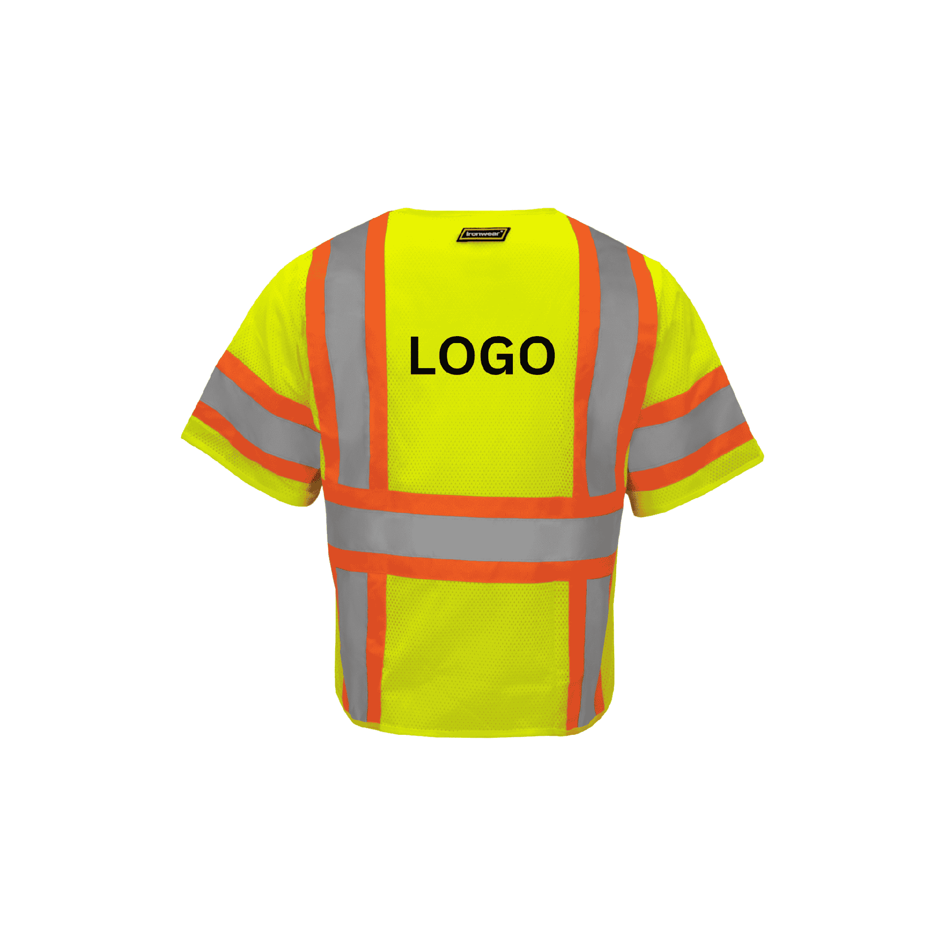 Class 3 Lime 5 Point Breakaway Safety Vest