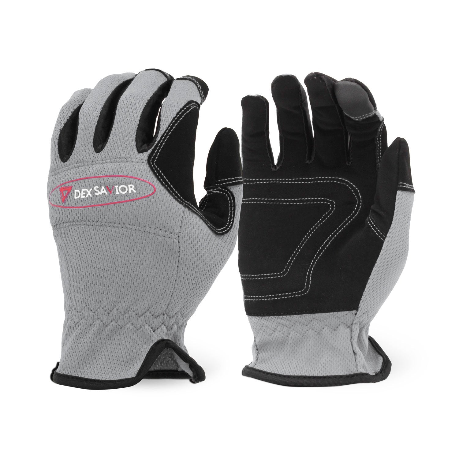 Single Pair - Dex Savior Gray Mechanic Work Glove