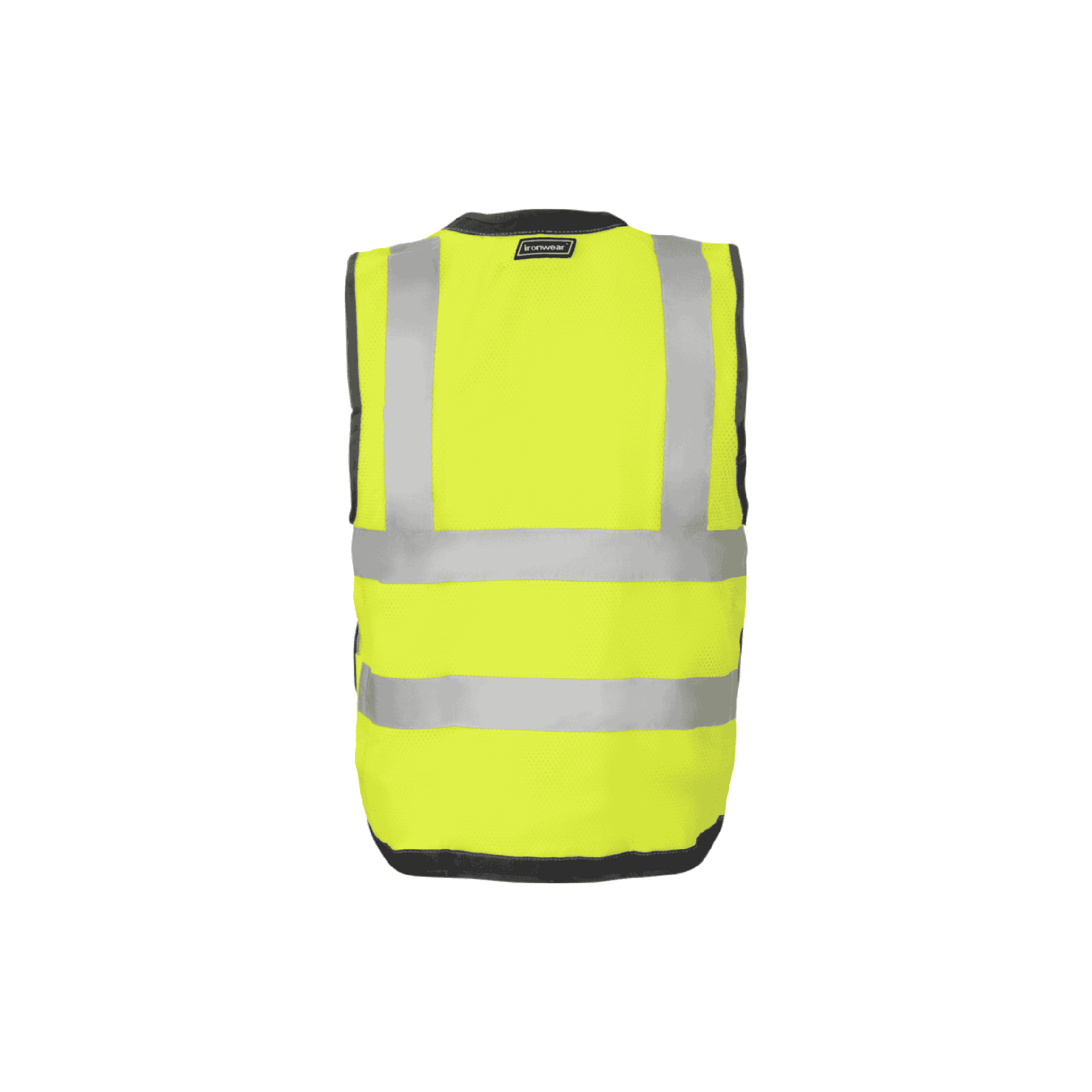 Class 2 Lime Snap Front and Side Closure Vest