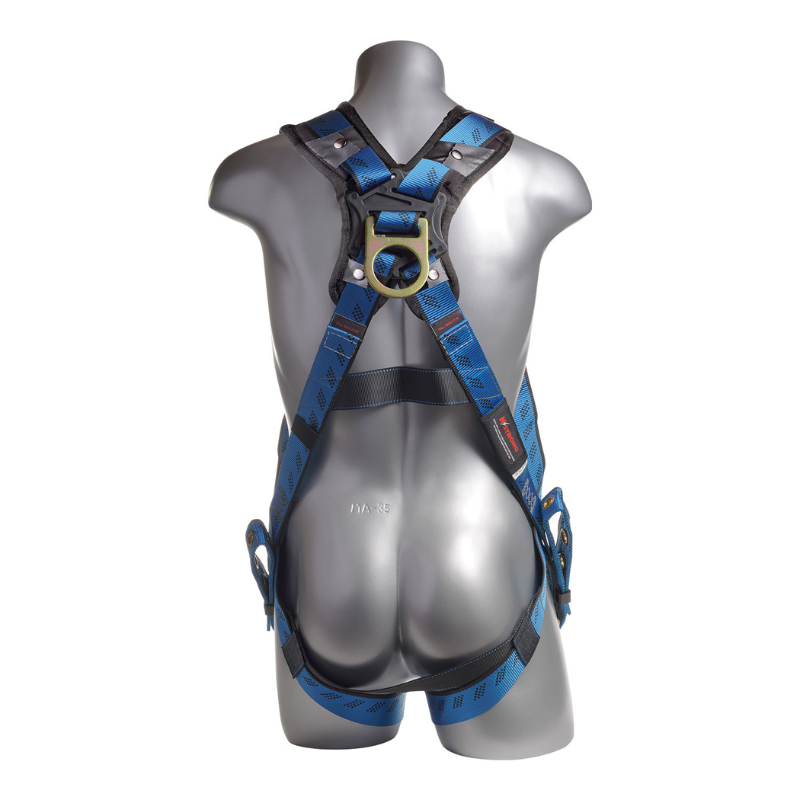 Essential 3-Point Full Body Harness with Removable Shoulder Padding, Dorsal D-ring, TB Legs Harness