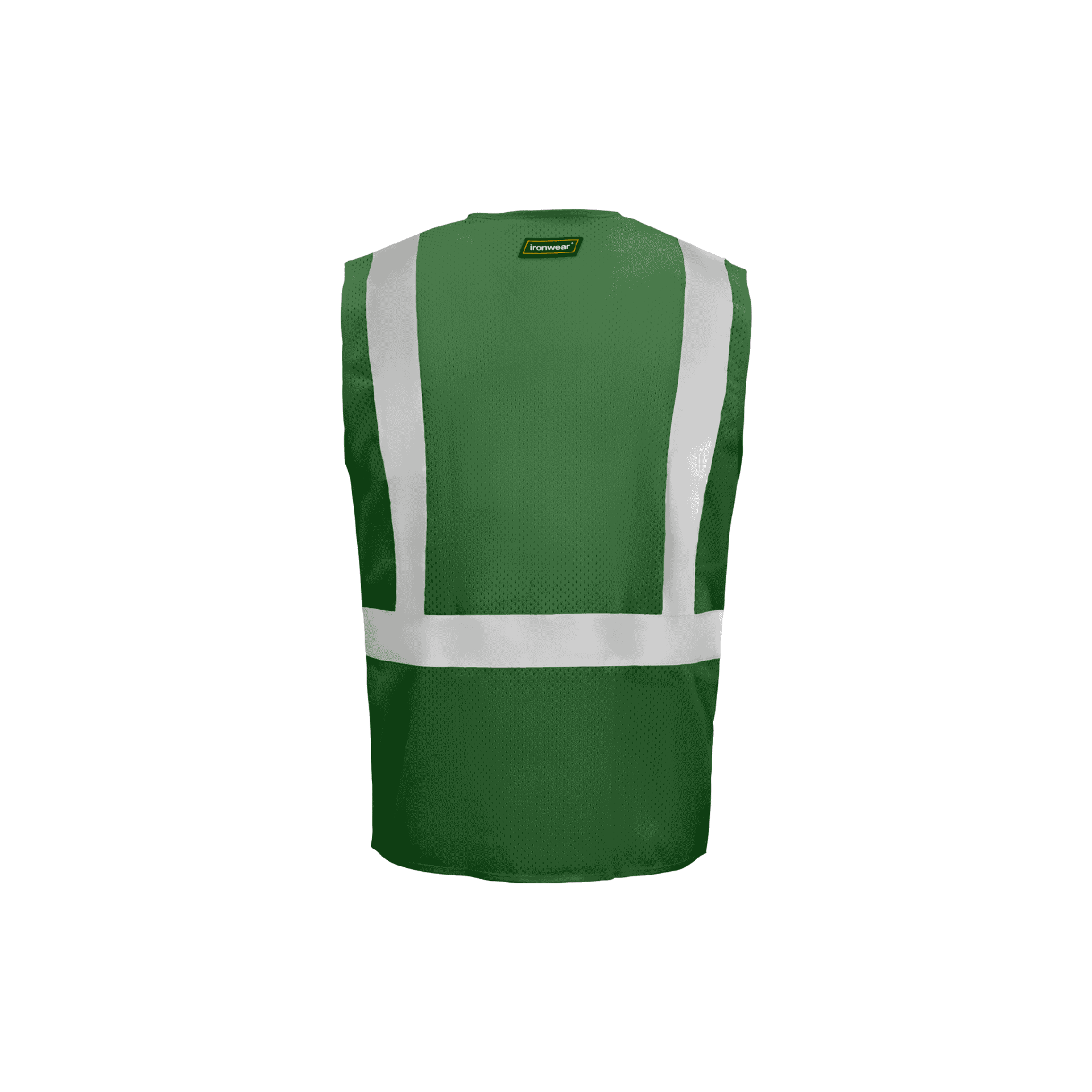 Green Economy Zipper Closure Vest