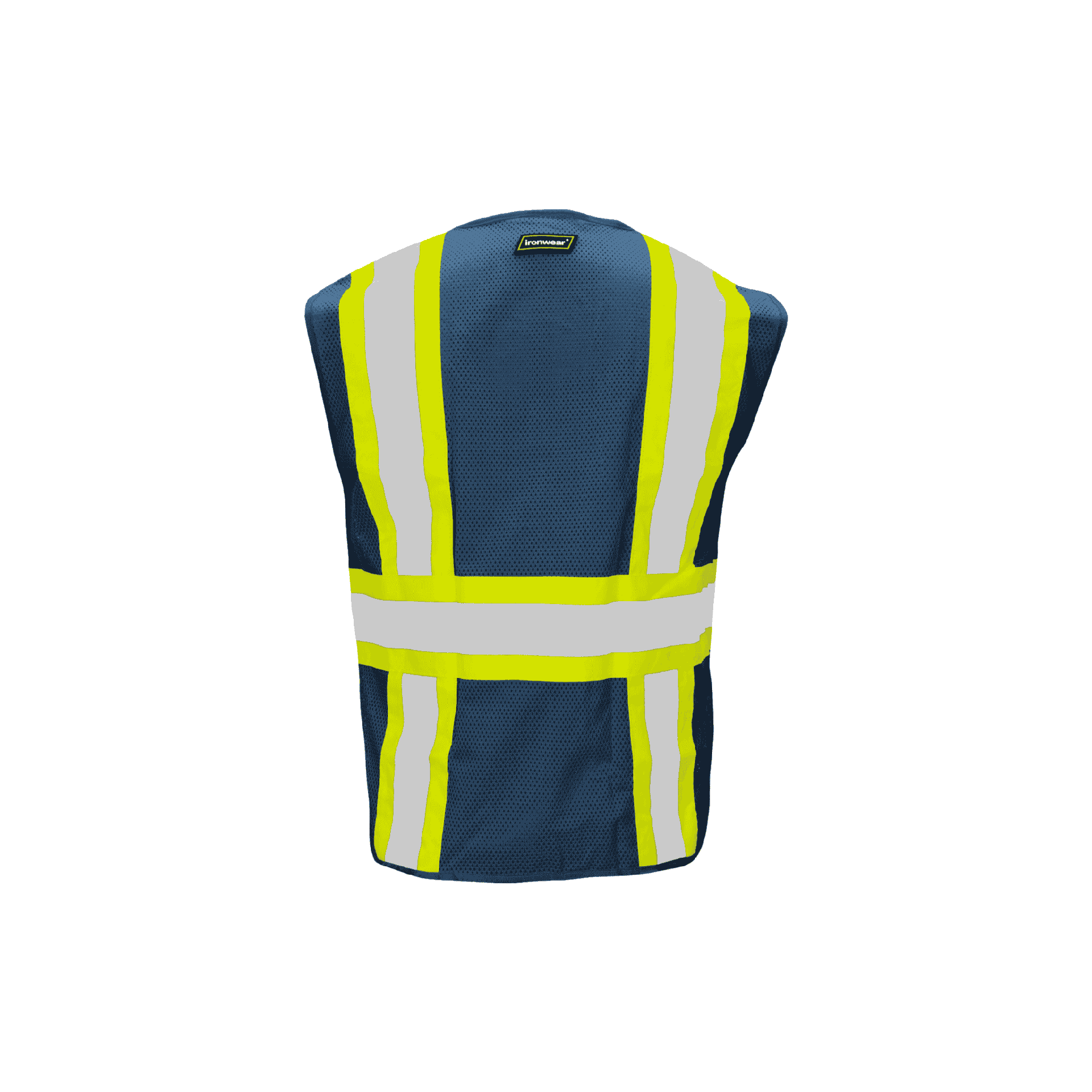 Blue Mesh Safety Vest (6 Pockets)