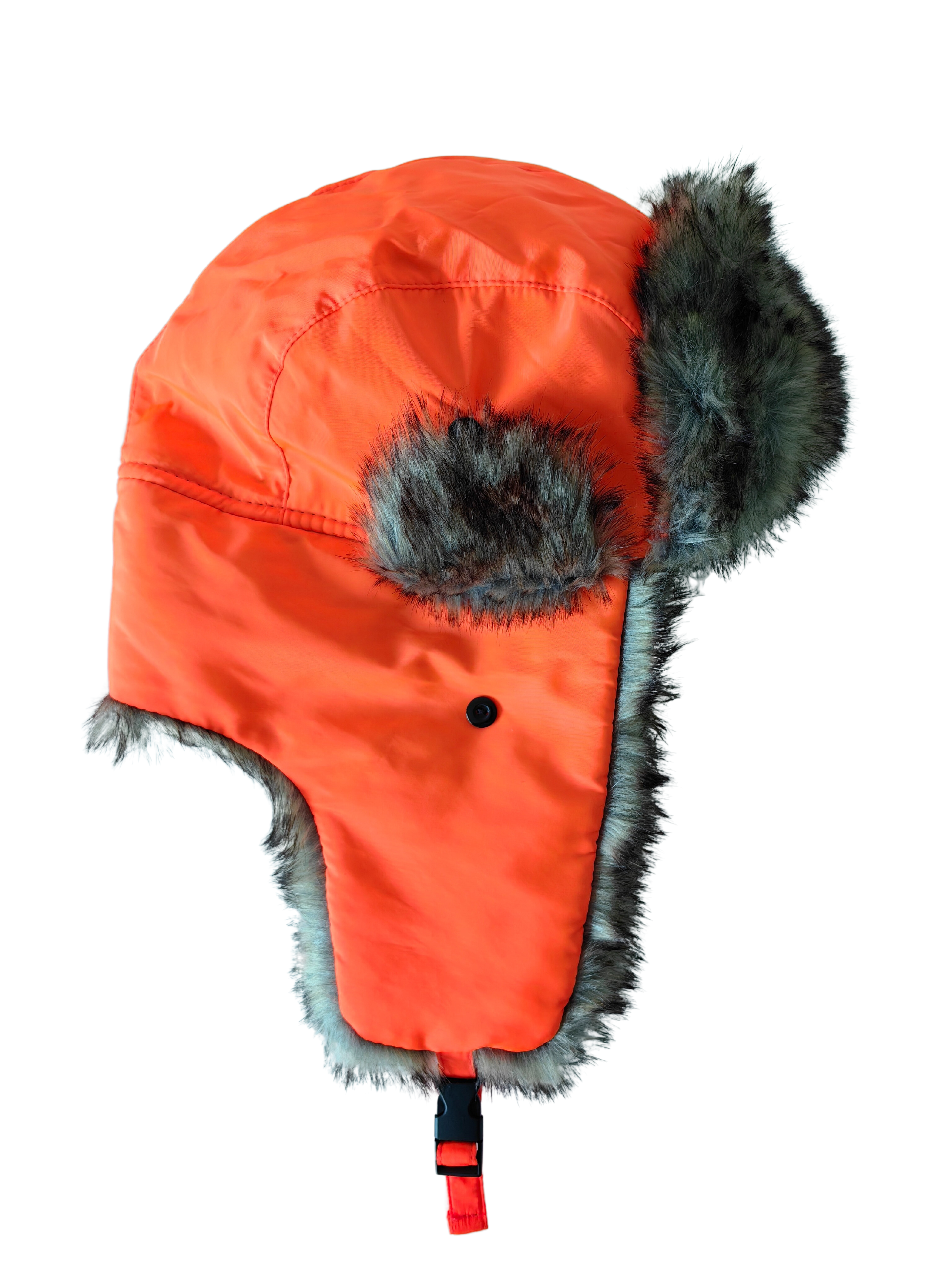 Hi Vis Trooper Hat - Faux Fur