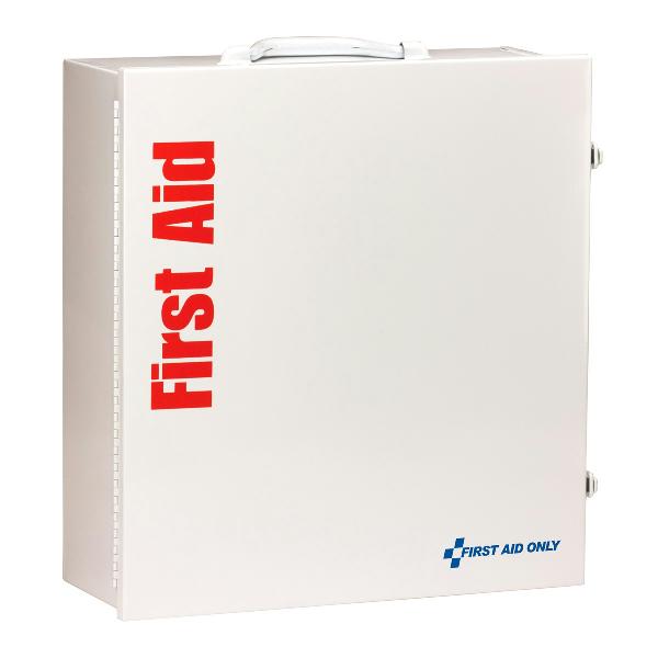 3 Shelf First Aid ANSI 2015 Class B+ Metal Cabinet, with Meds