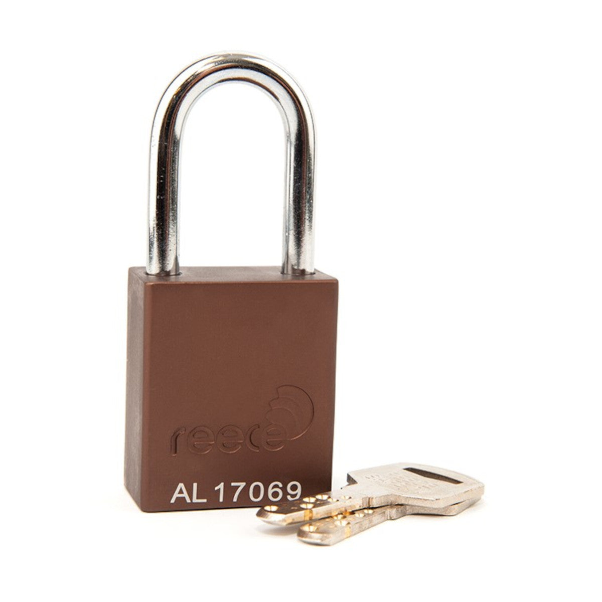 Brown REECE Aluminum Safety Padlock KA SET