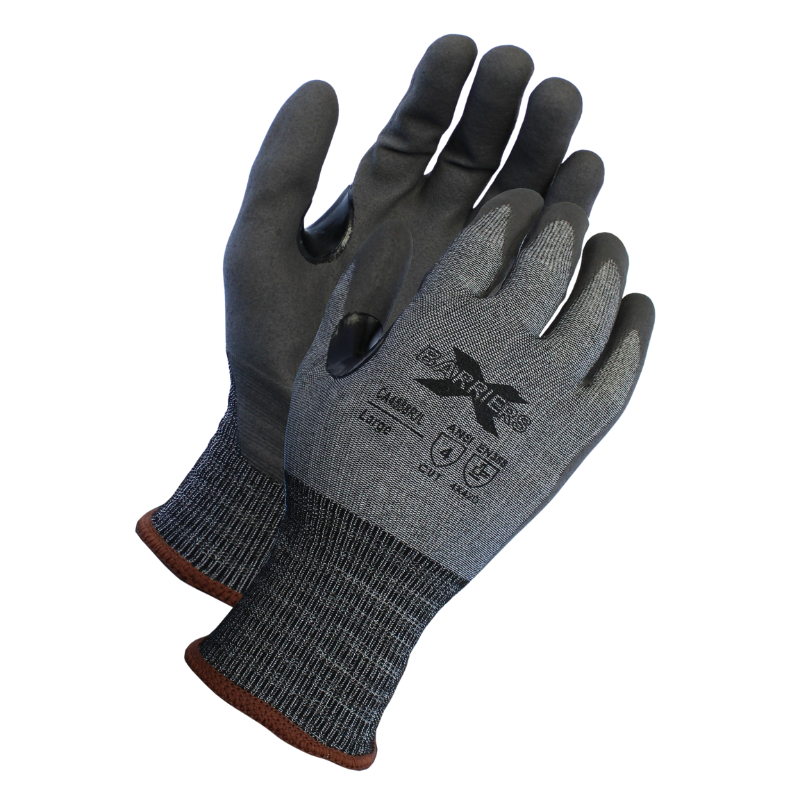 12 Pairs - X Barrier A4 Luxfoam Coated Grip Work Glove