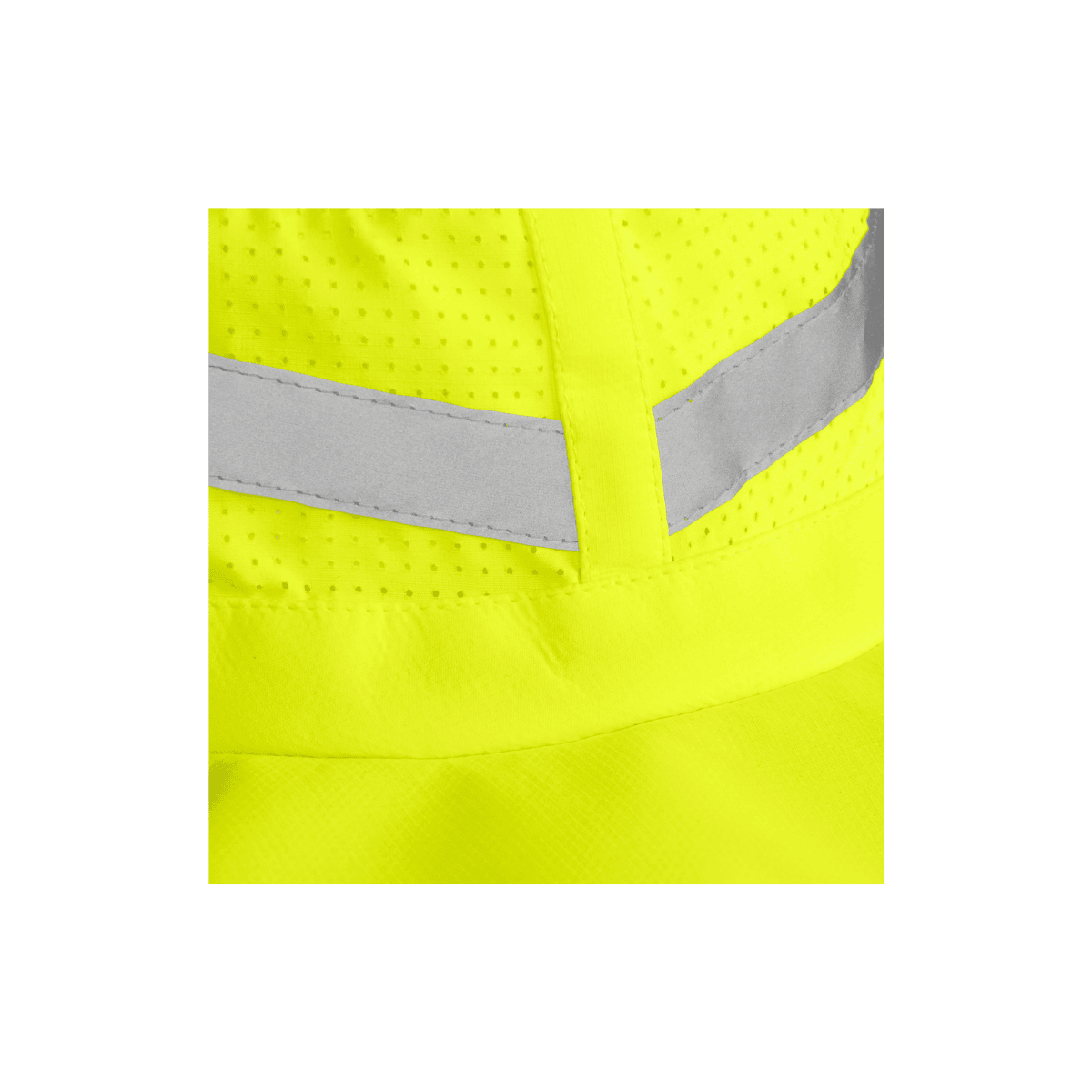 Waterproof Hi Vis Lime Boonie Hat with Neck Cover
