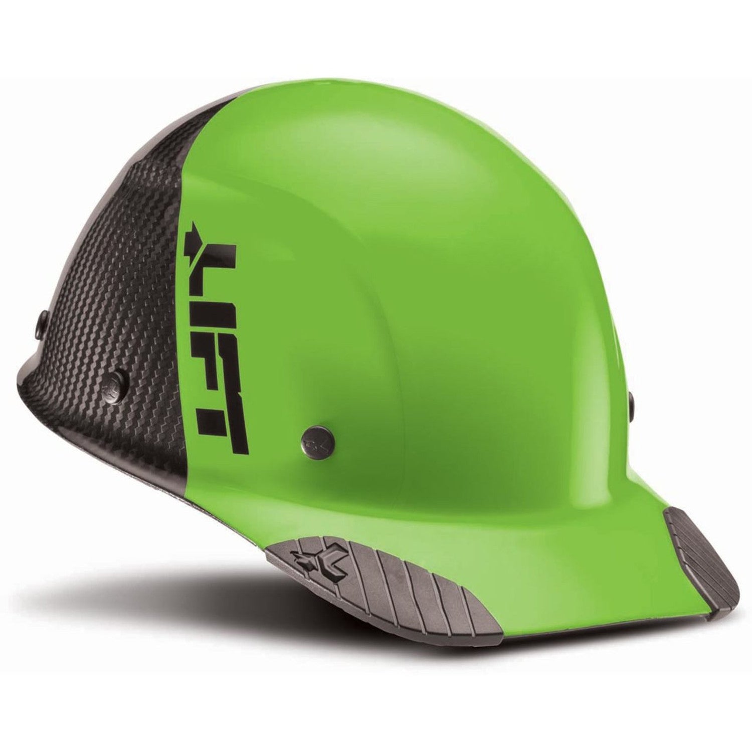 Lift DAX Carbon Fiber Cap Brim 50-50 (Lime Green/Black)