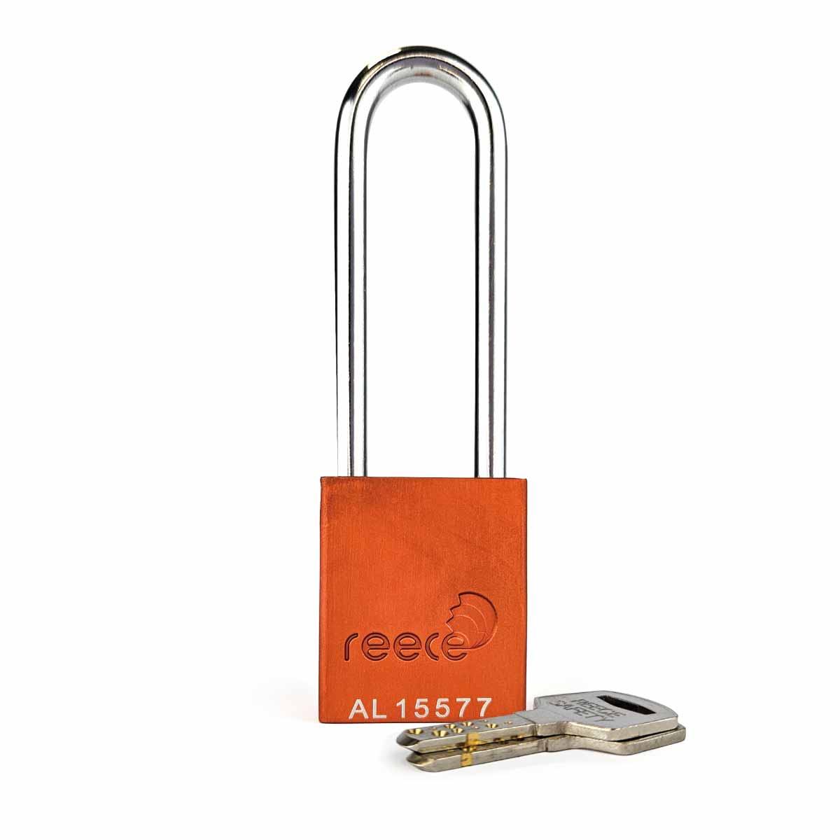 Orange REECE Aluminum Safety Long Padlock KA