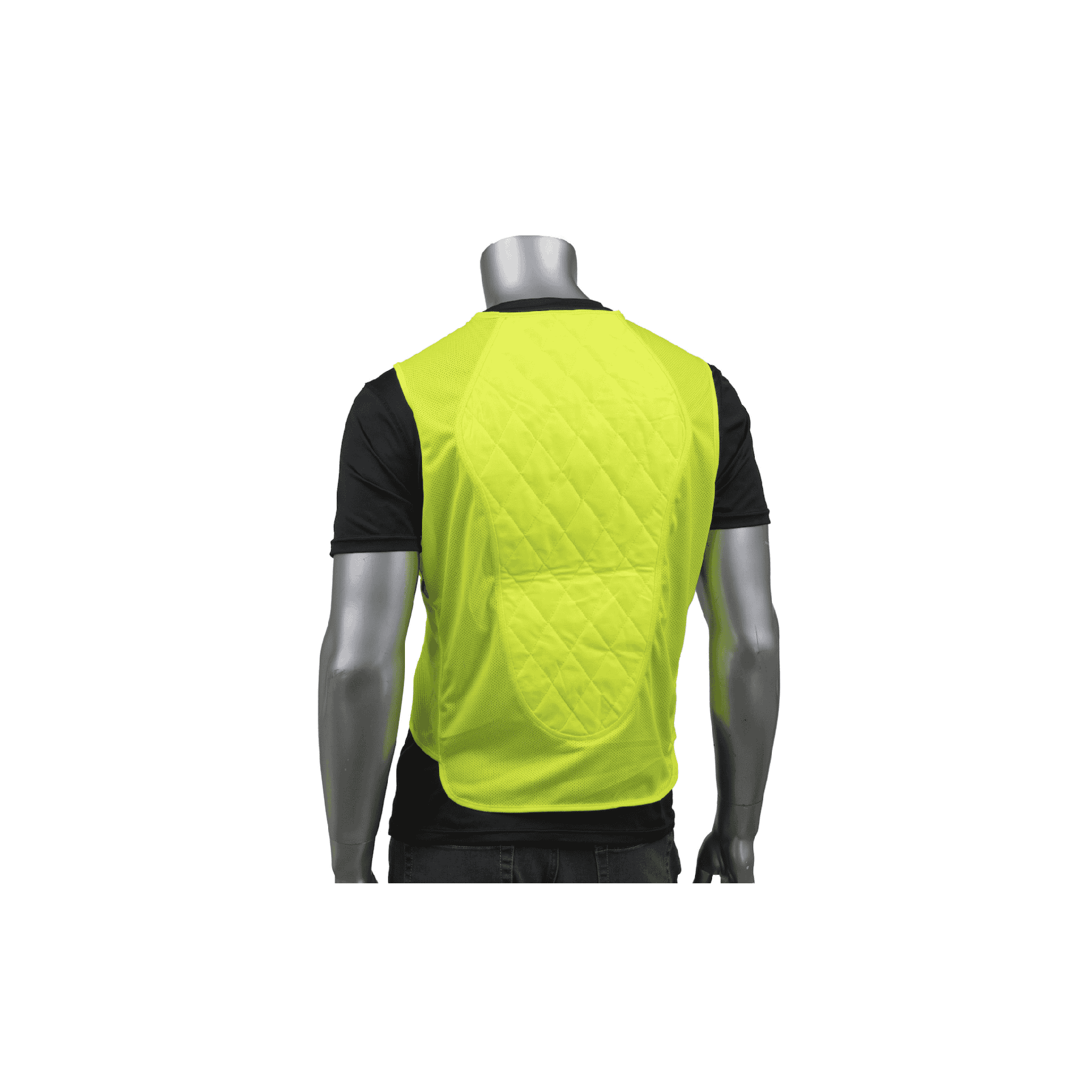 Evaporative Cooling Vest Contoured with Zipper