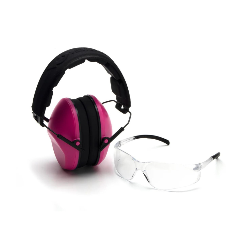 Clear Lens with VG Low Profile Earmuff