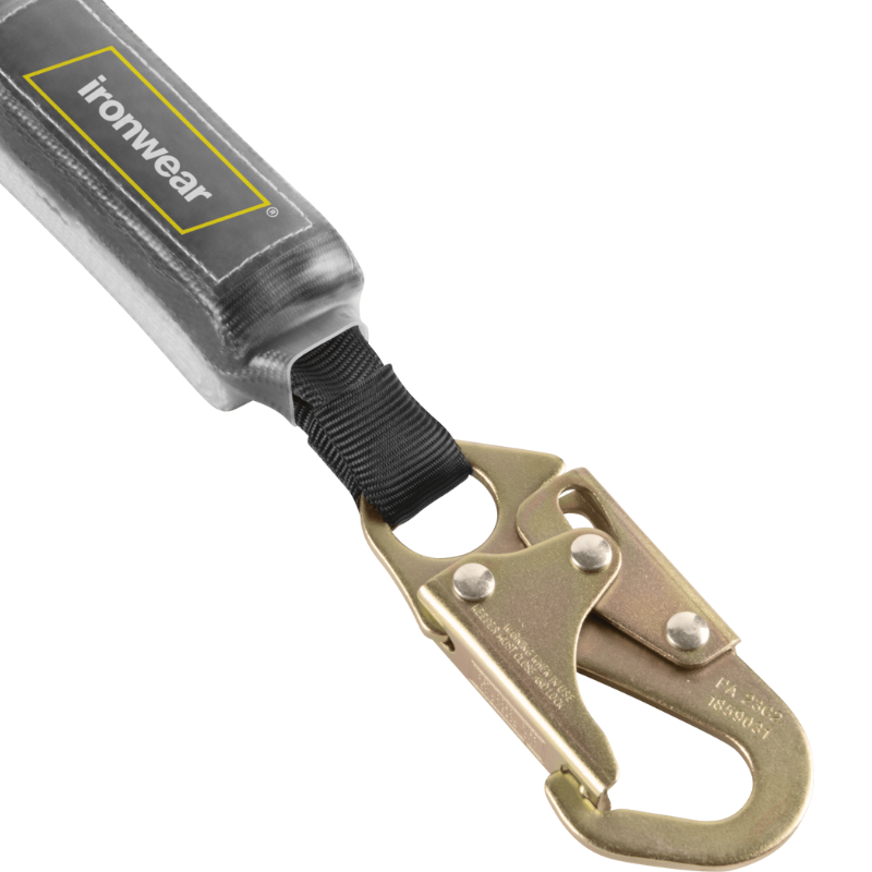 Single Leg External Energy-Absorbing Lanyard