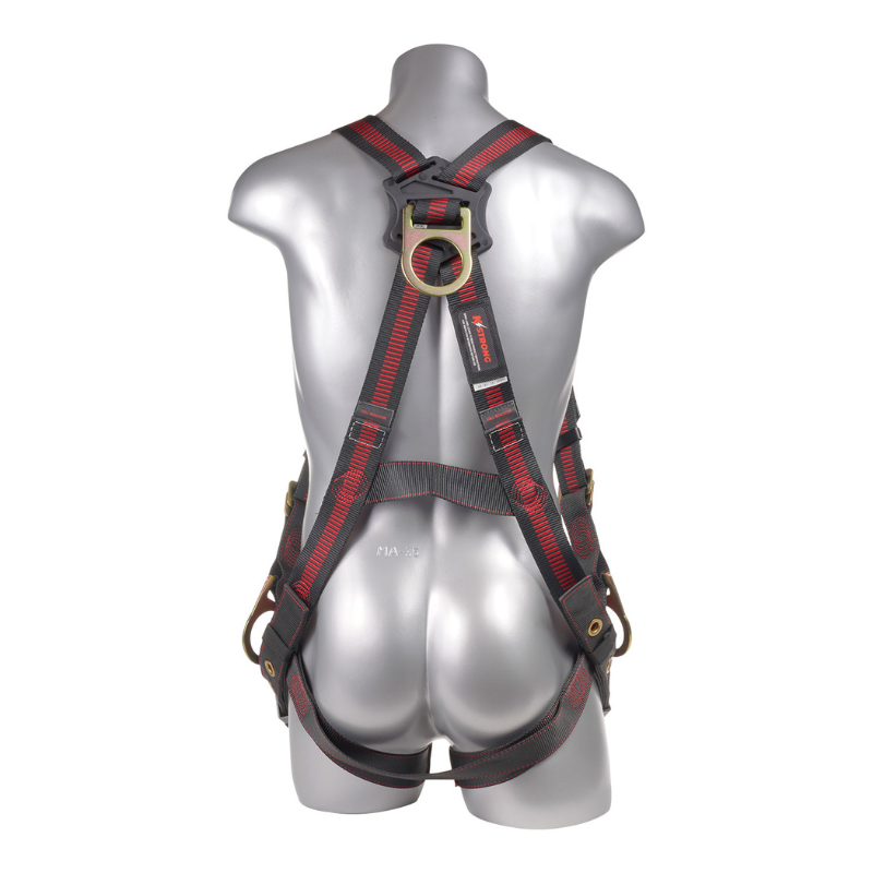 Elite 5-Point Full Body Harness, 3 D-Rings, TB Legs (ANSI)