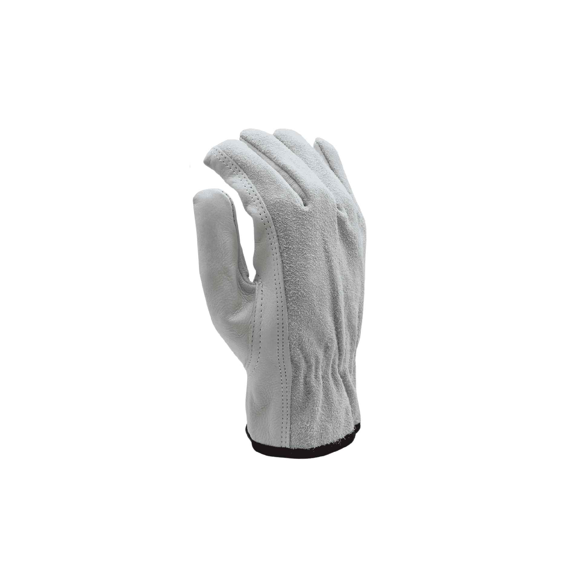 12 Pairs - Cowhide Grain/Split Leather Driver Gloves