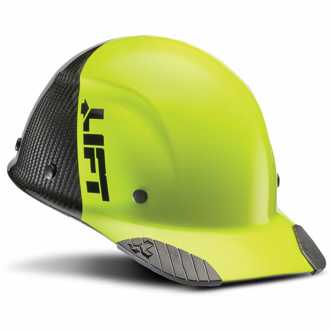 Lift DAX Carbon Fiber Cap Brim 50-50 (Yellow/Black)