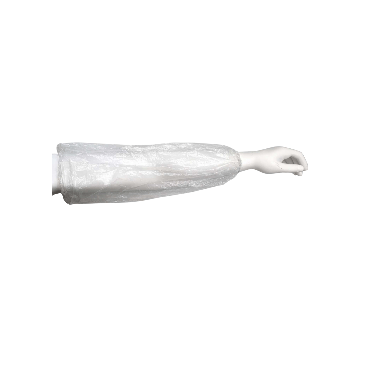 18" Length Clear Disposable Sleeve with Elastic Ends (1000 Each/Case)